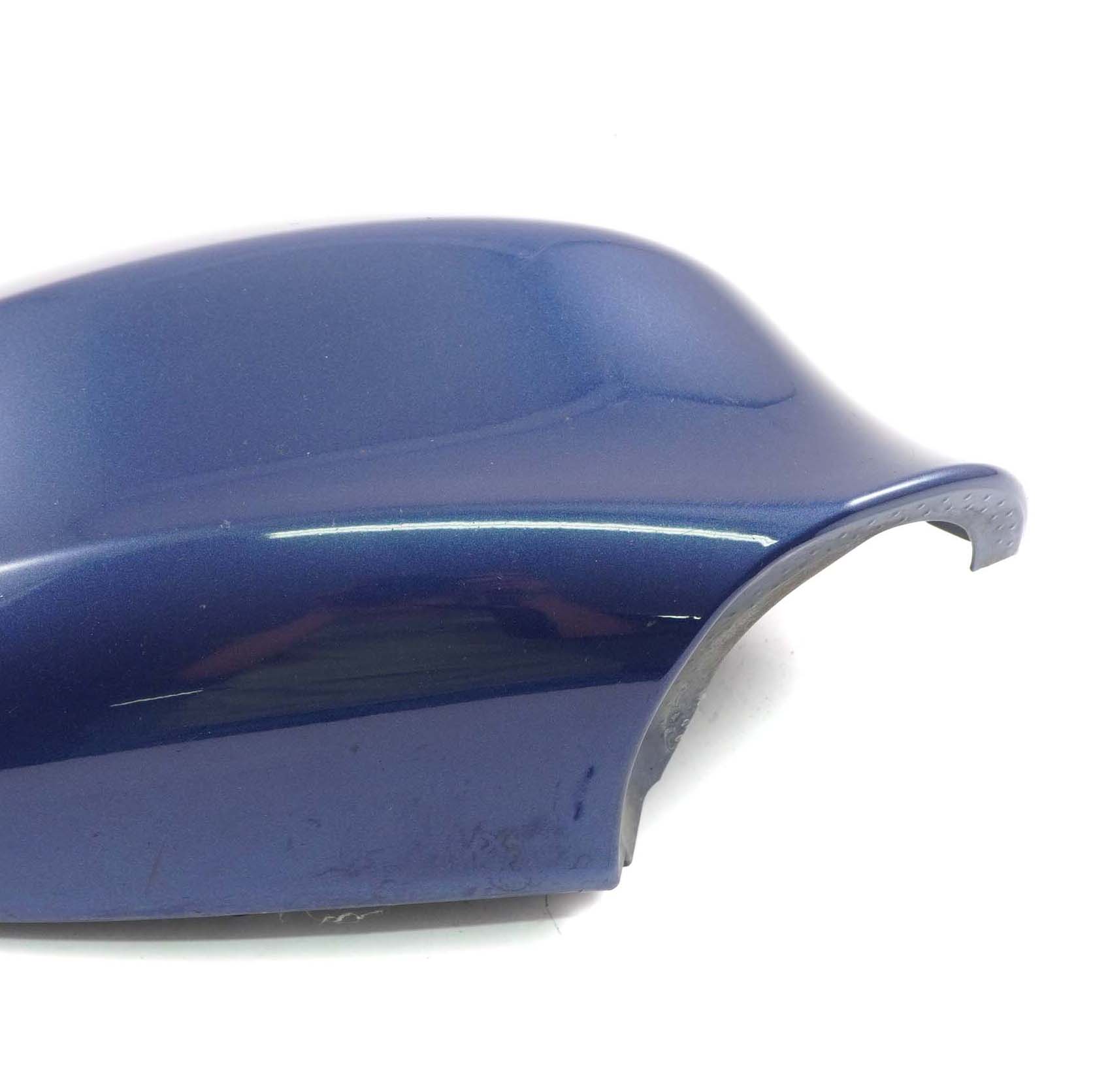 BMW E90 E91 LCI Right Cover Cap O/S Casing Wing Mirror Le Mans Blue - 381