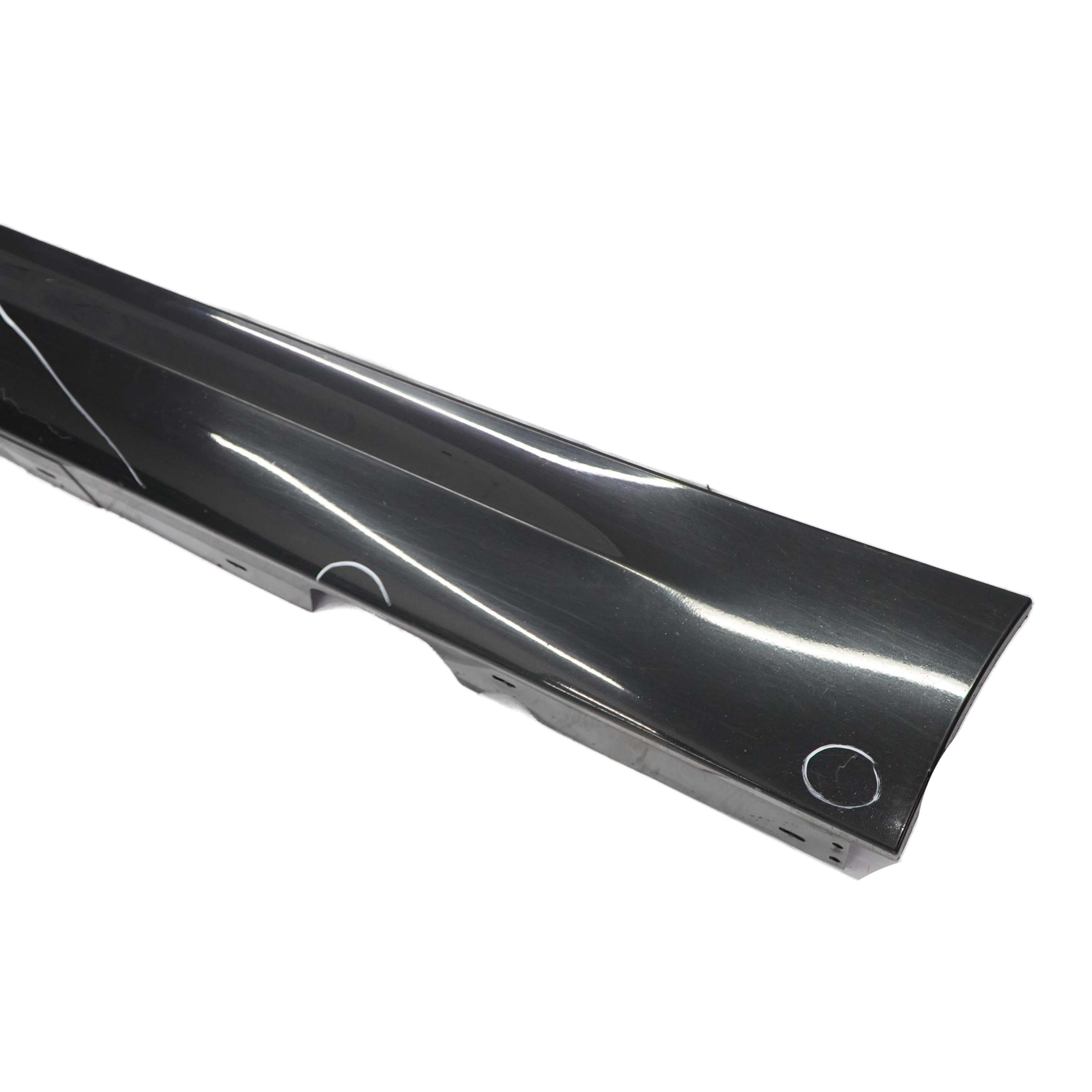 BMW 3 E90 LCI Side Skirt Sill Strip Left N/S Trim Panel E91 Schwarz 2 Black 668