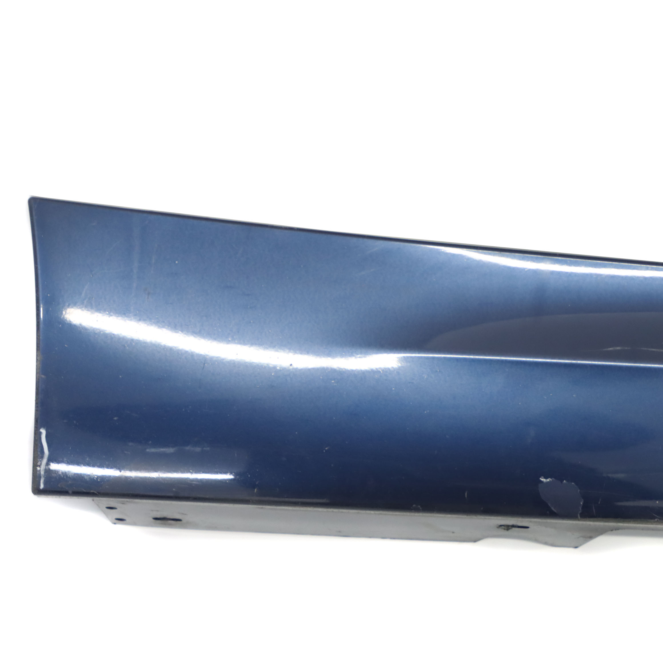 BMW E90 LCI Side Skirt Sill Strip Right O/S Tiefseeblau Deep Sea Blue - A76