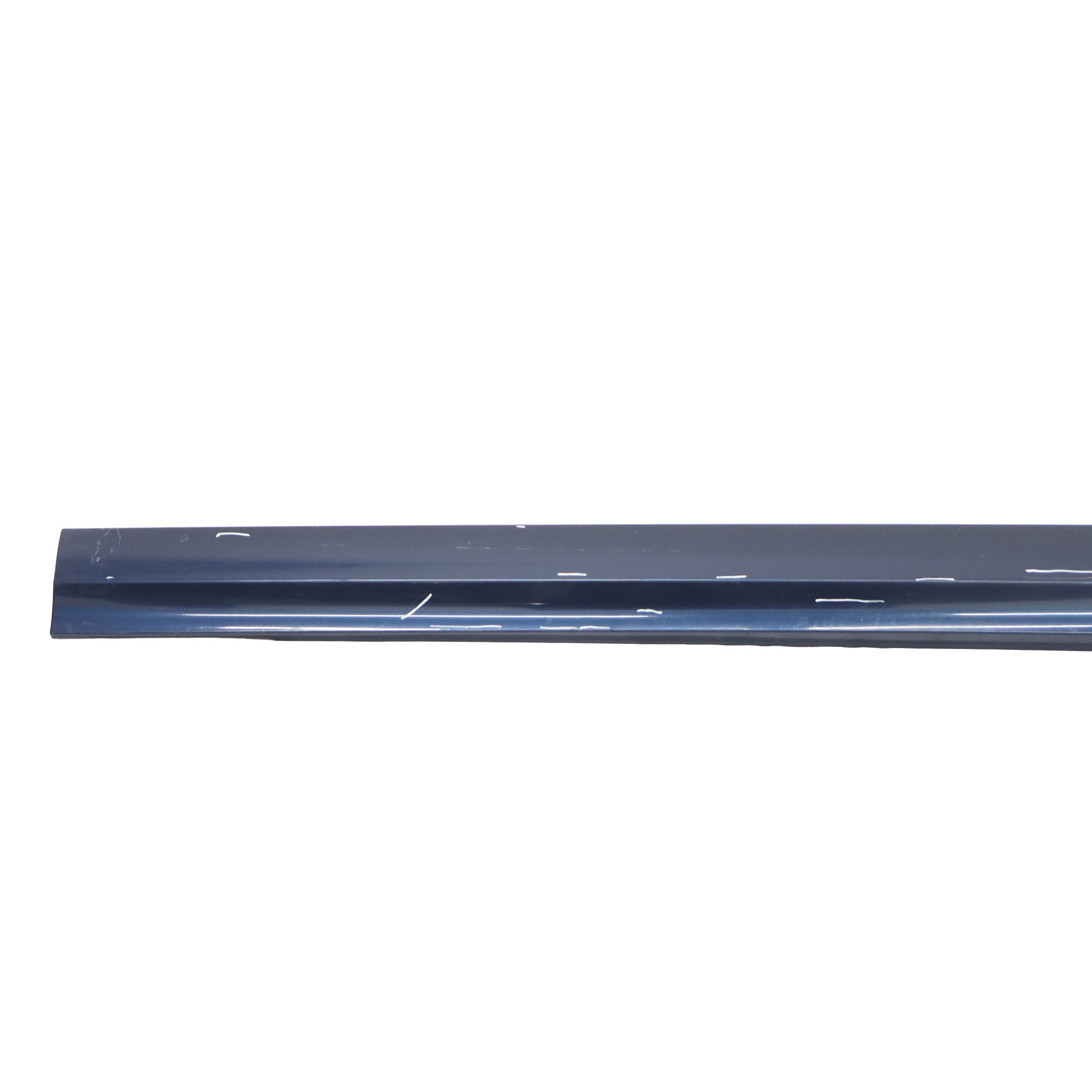 BMW E90 LCI Side Skirt Sill Strip Right O/S Tiefseeblau Deep Sea Blue - A76