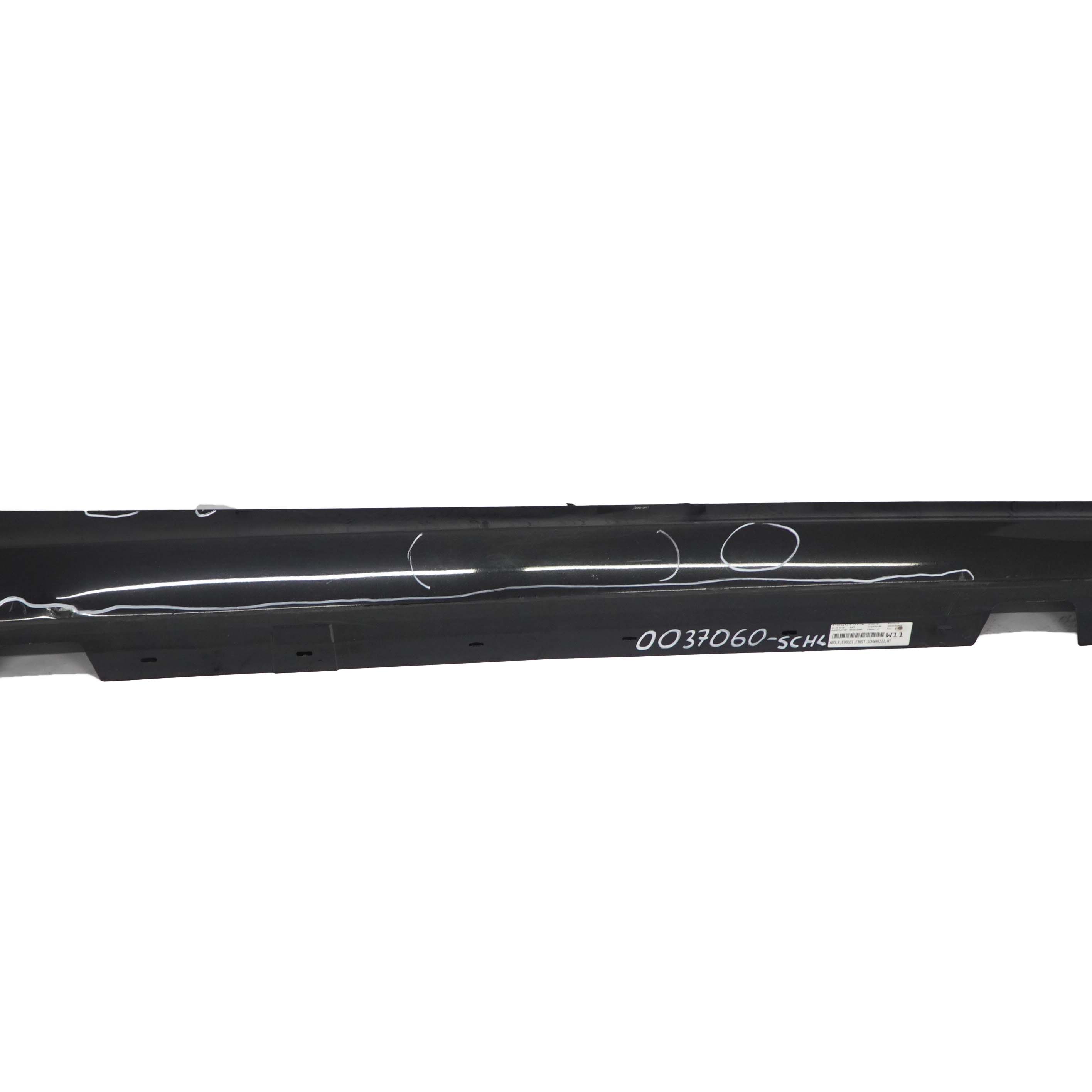 BMW 3 E90 LCI Side Skirt Sill Strip Trim Right O/S E91 Schwarz 2 Black - 668