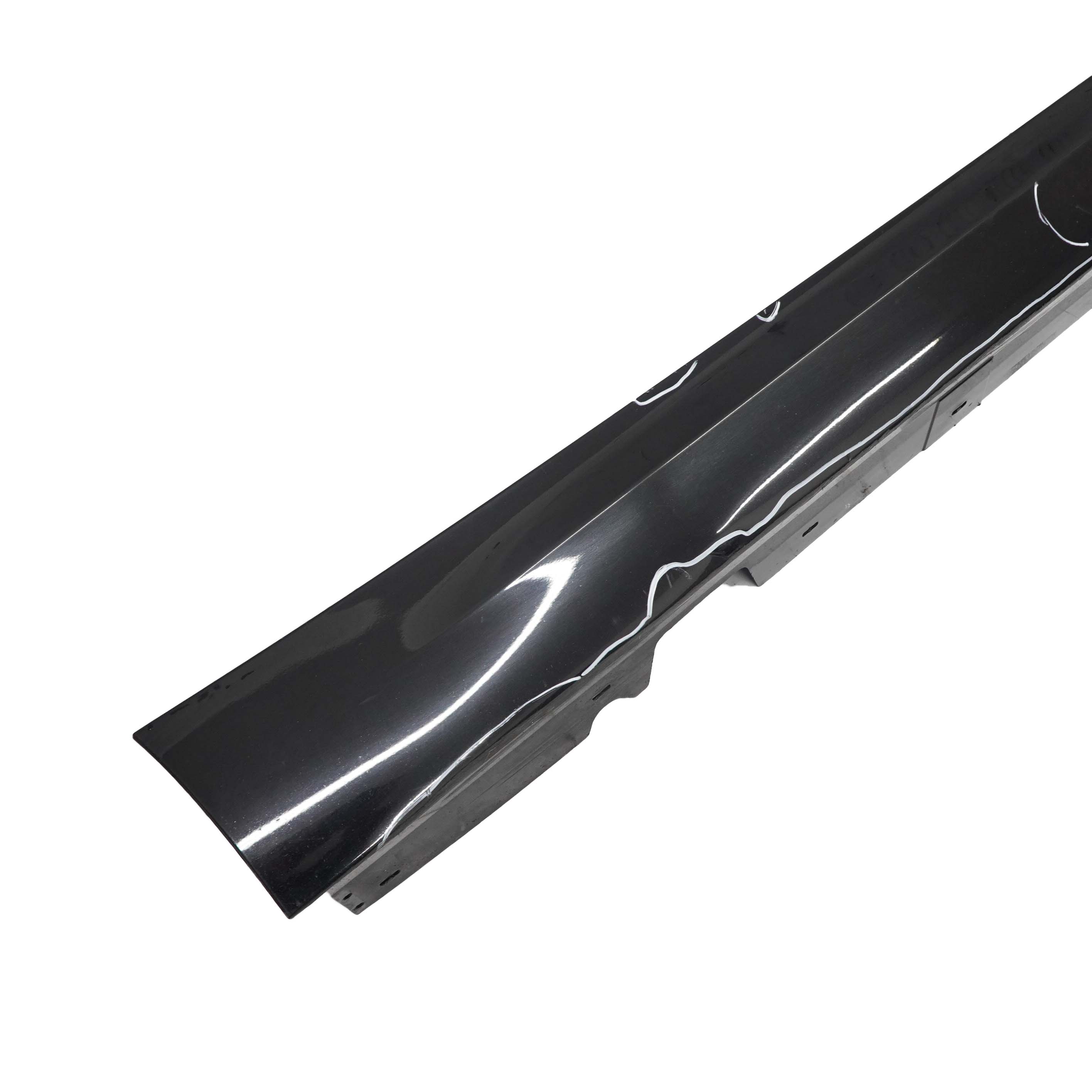 BMW 3 E90 LCI Side Skirt Sill Strip Trim Right O/S E91 Schwarz 2 Black - 668