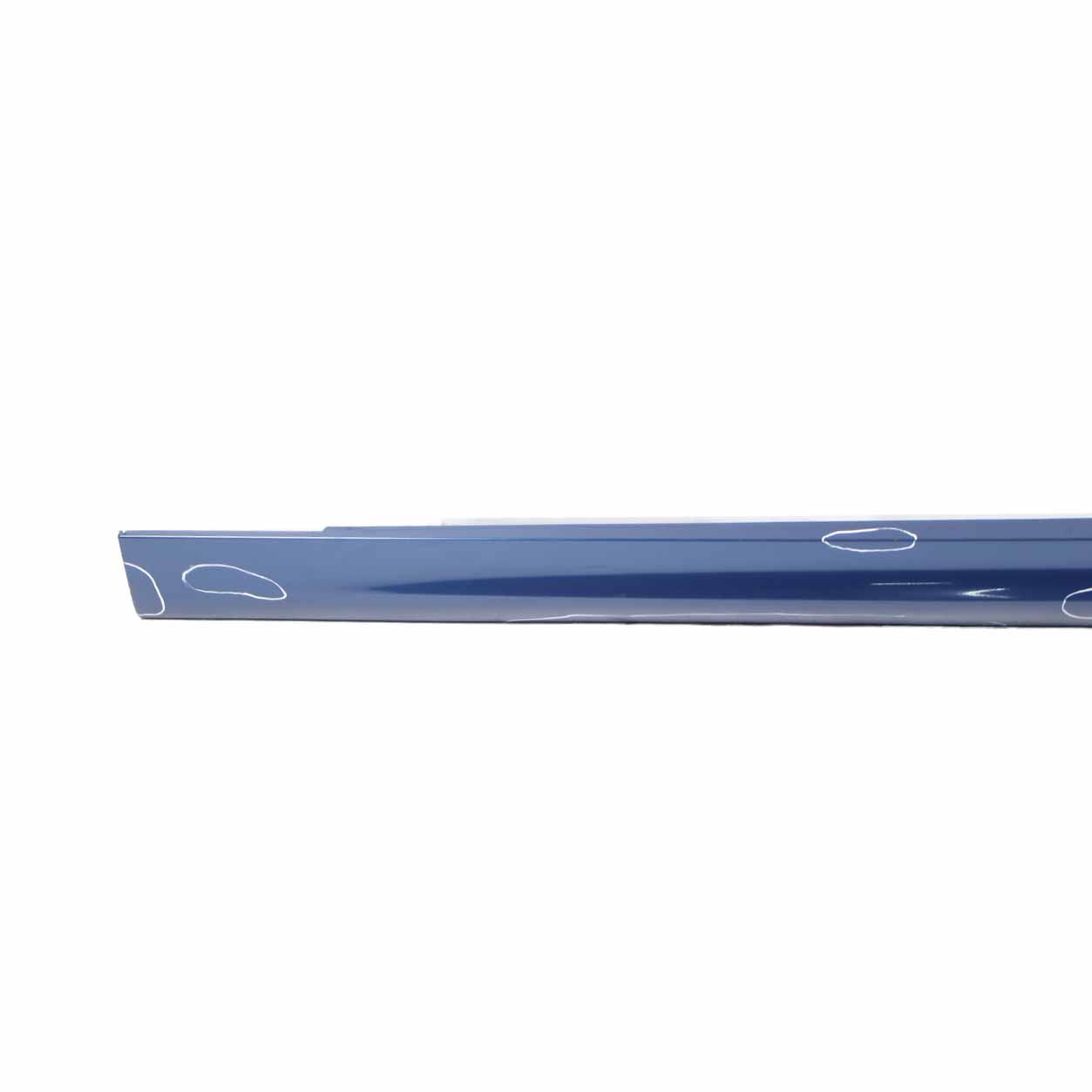 BMW E90 LCI M Sport Side Skirt Sill Strip Left N/S Le Mans Blue Metallic - 381