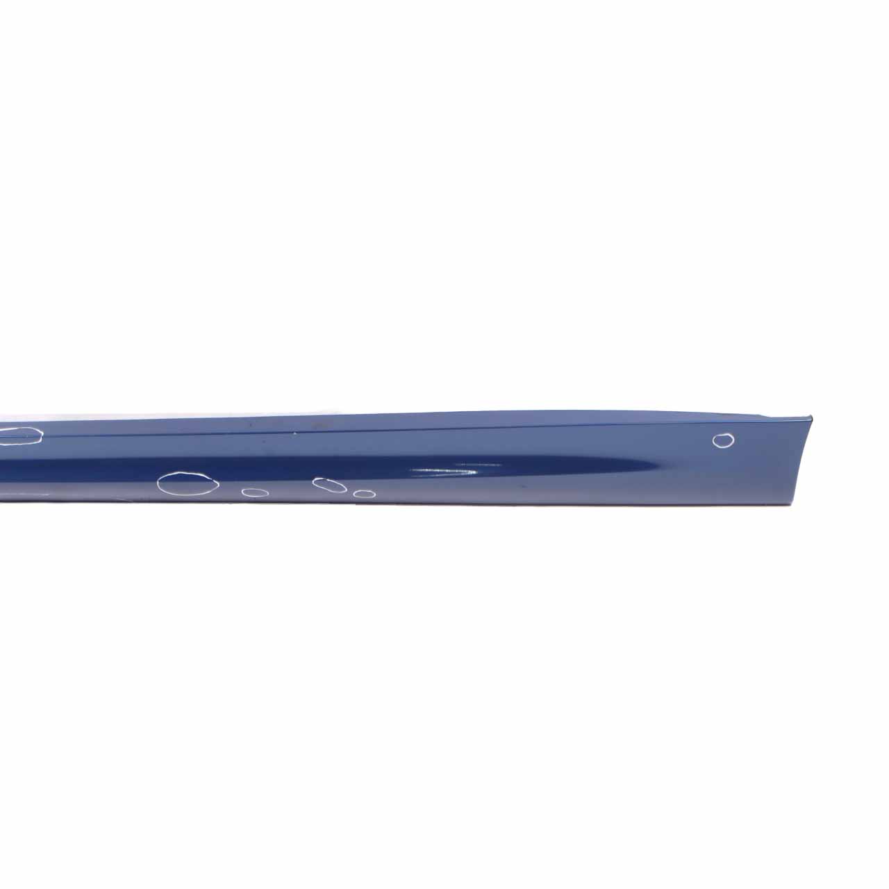 BMW E90 LCI M Sport Side Skirt Sill Strip Left N/S Le Mans Blue Metallic - 381