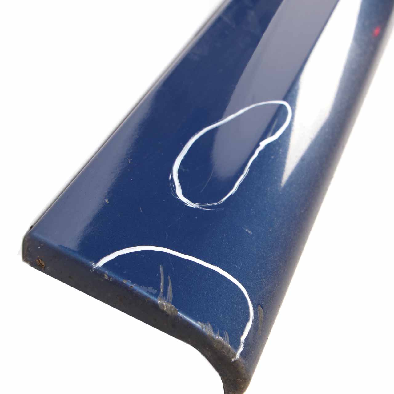 BMW E90 LCI M Sport Side Skirt Sill Strip Left N/S Le Mans Blue Metallic - 381