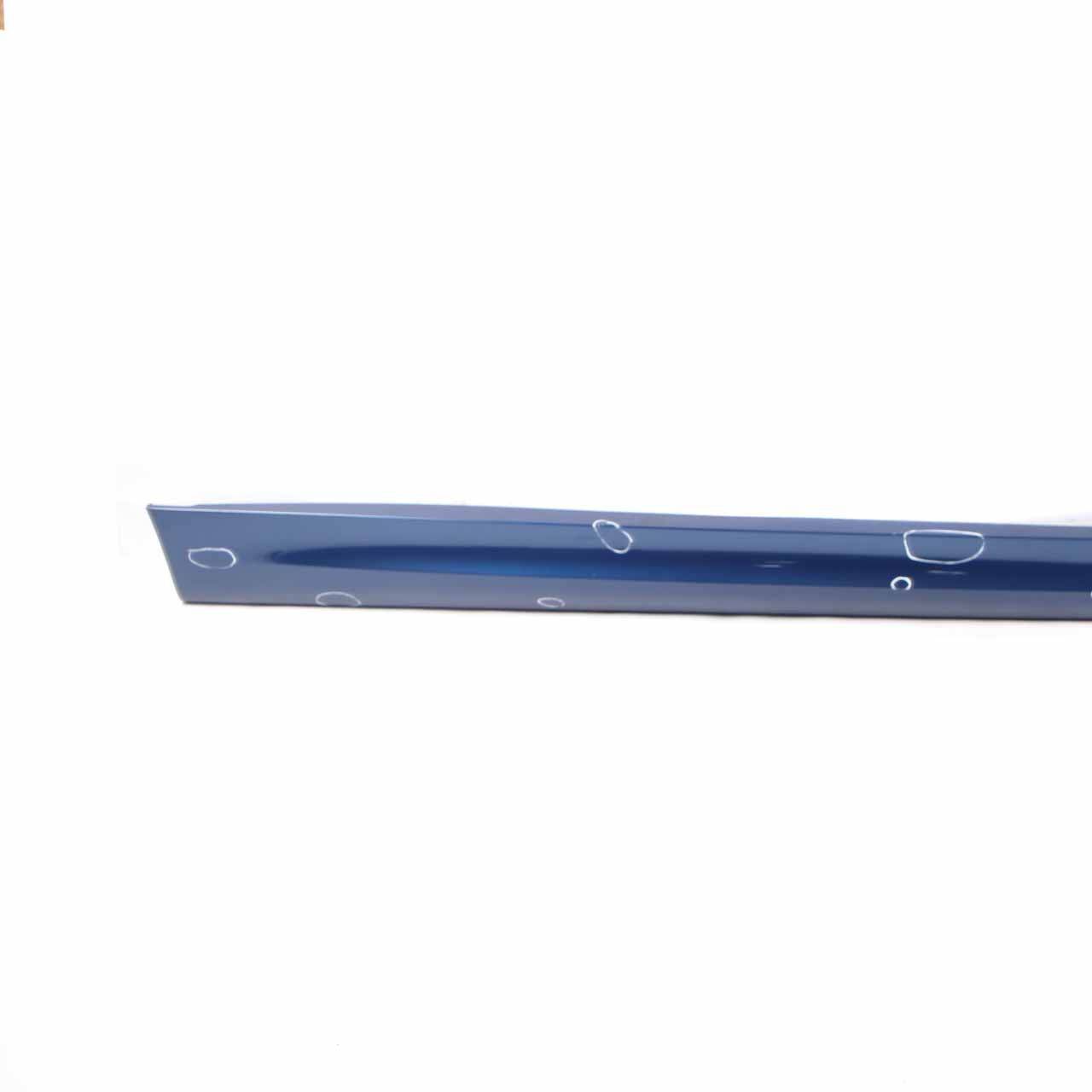 BMW E90 LCI M Sport Sill Strip Side Skirt Right O/S Le Mans Blue - 381 0037230