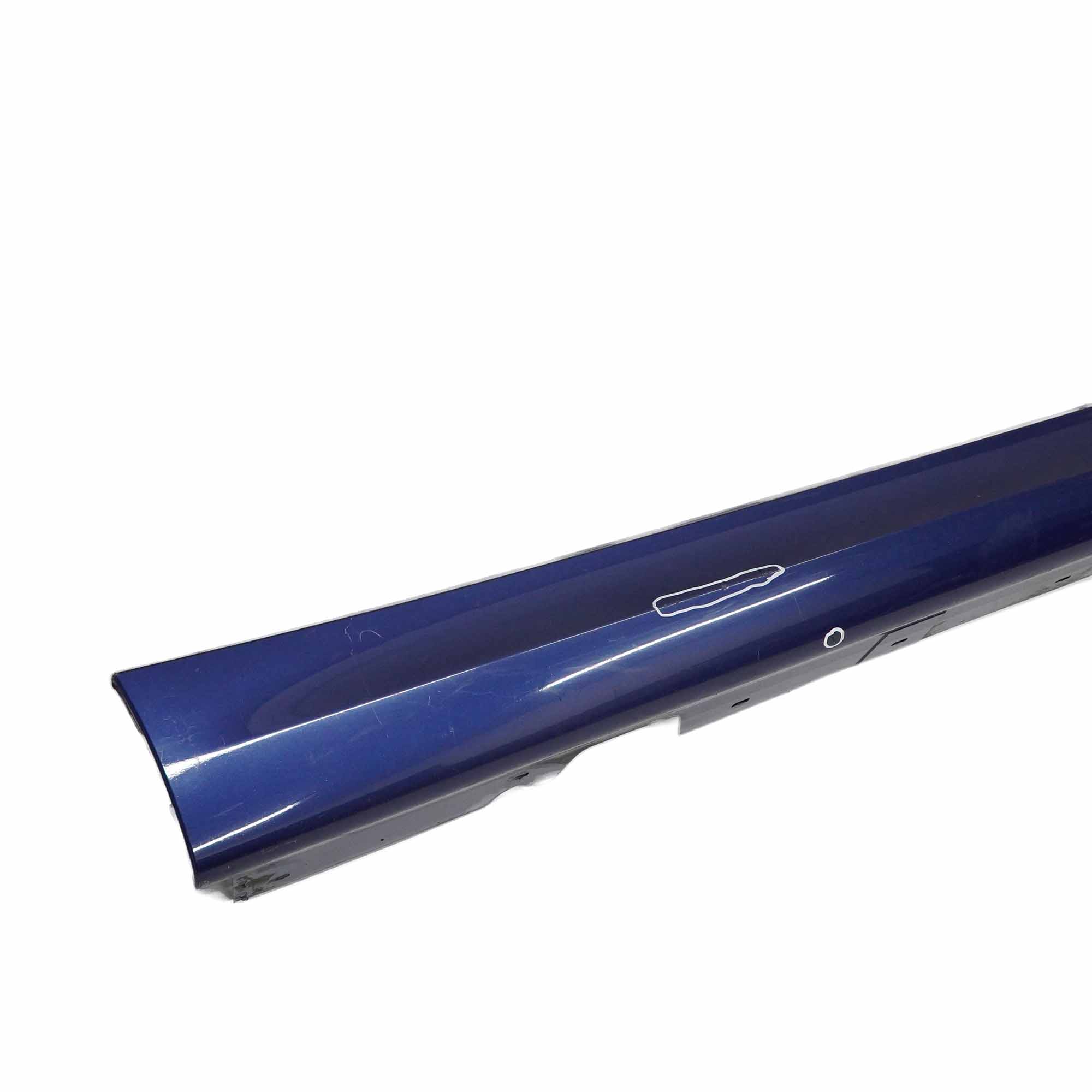 Side Skirt BMW E90 LCI M Sport Sill Strip Cover Right O/S Le Mans Blue - 381