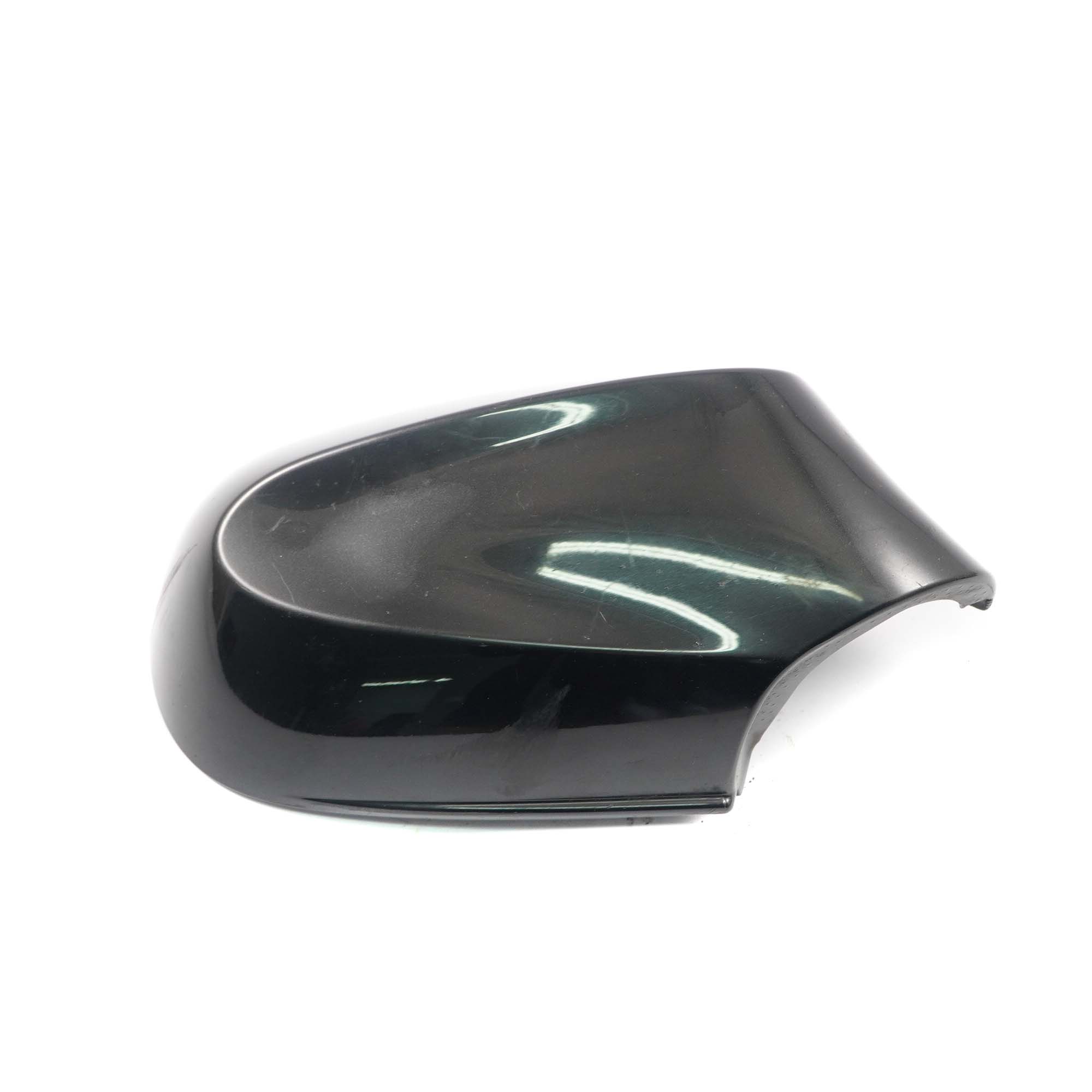 Wing Mirror Cover BMW E81 E87 LCI Right O/S Covering Casing Black Sapphire - 475