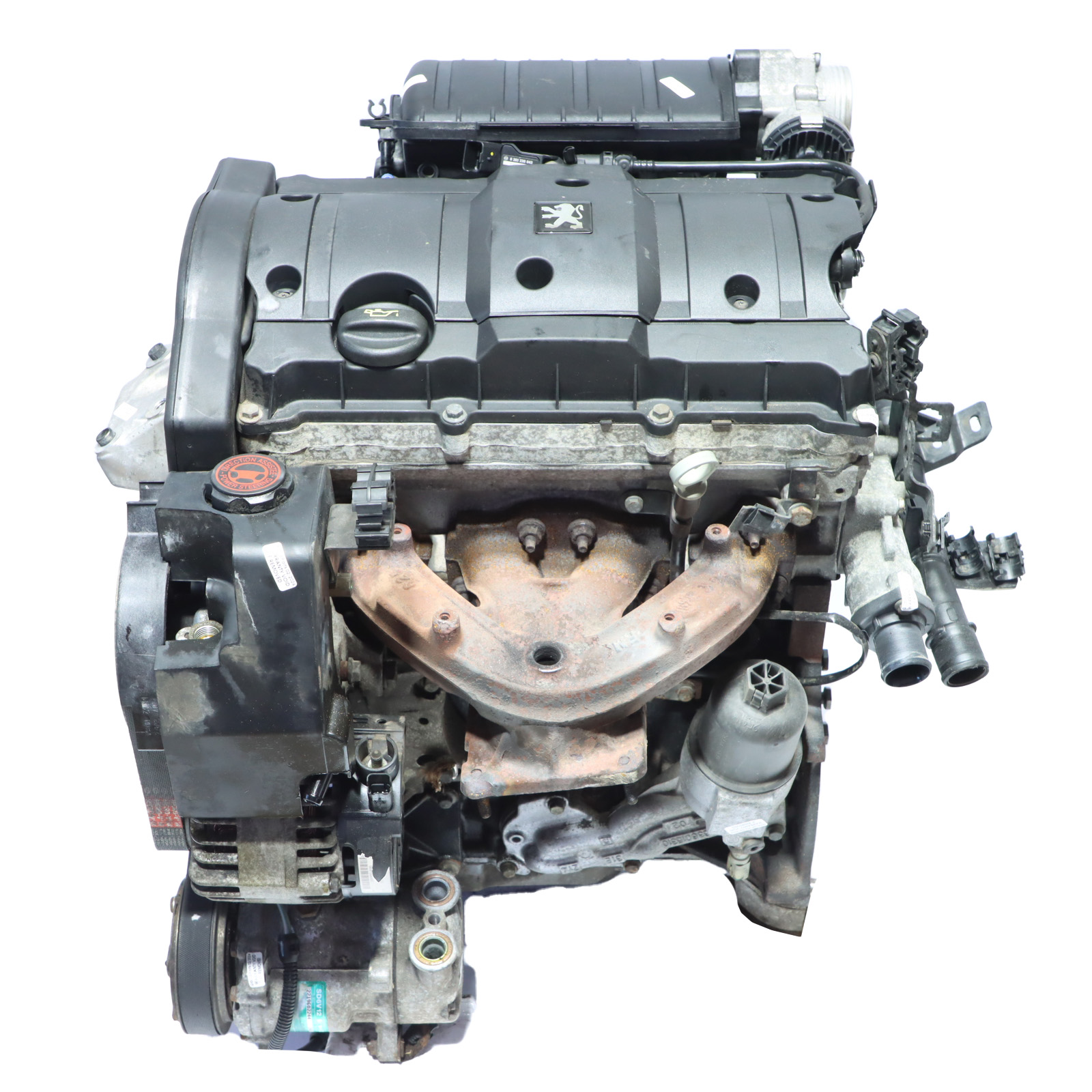 Peugeot 206 307 1.6 Benzin Kompletter Motor NFU TU5JP4 110PS 124TKM, GARANTIE