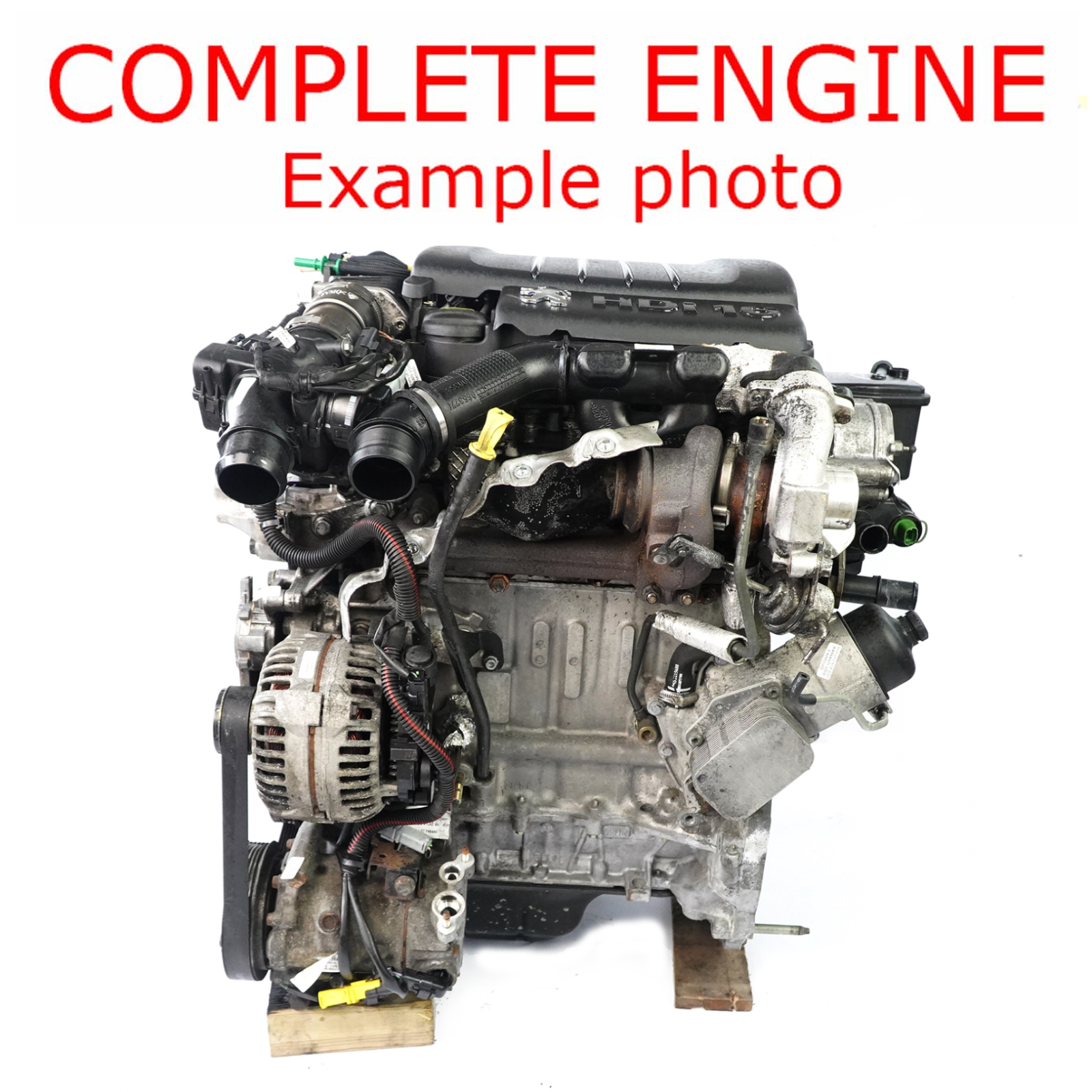 Peugeot 307 Citroën C4 1.6 HDi 90PS Nacter Motor 9HX DV6ATED4 102TKM, GARANTIE