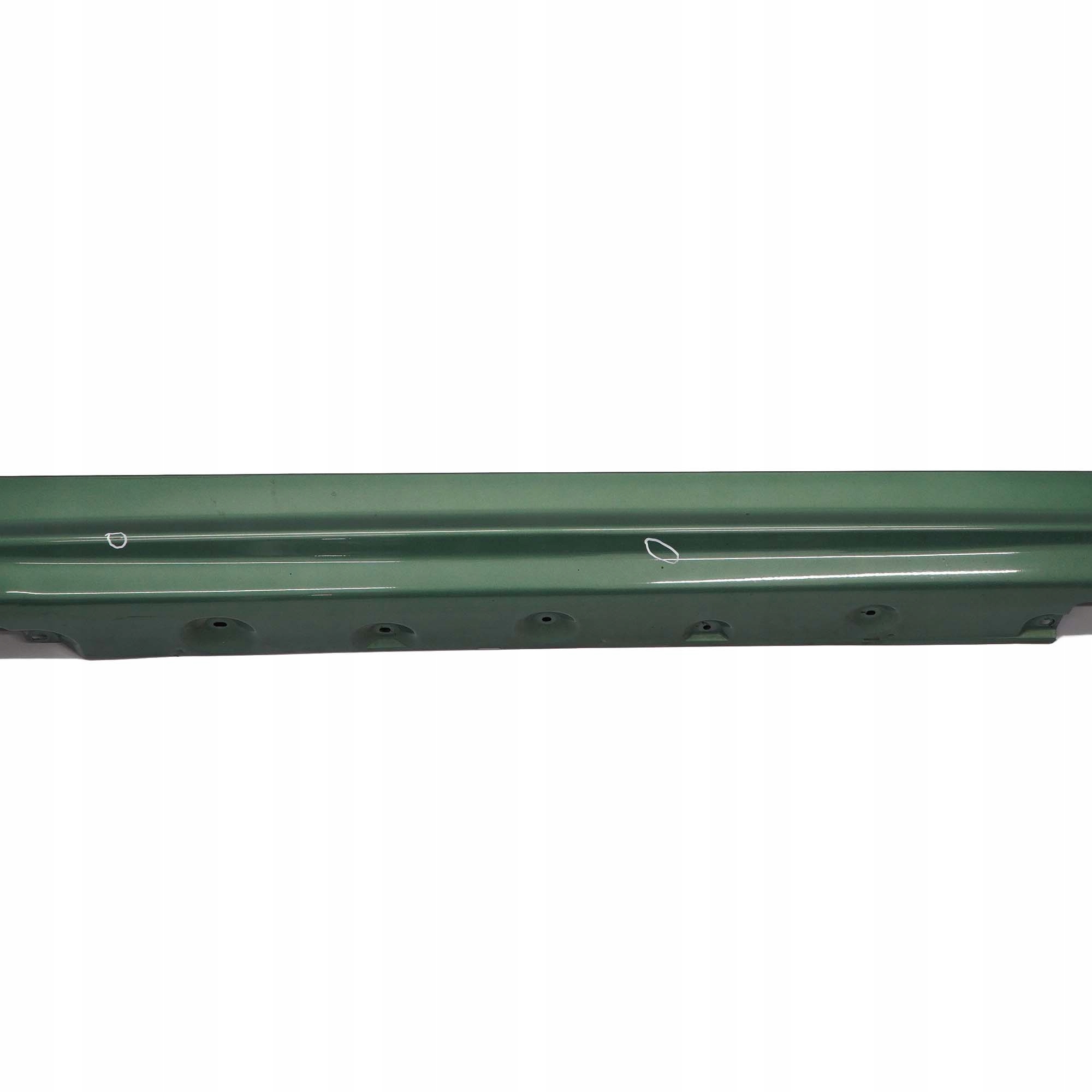 BMW 3 E46 Saloon Touring Right O/S Side Sill Skirt Panel Meergruen Green - 393