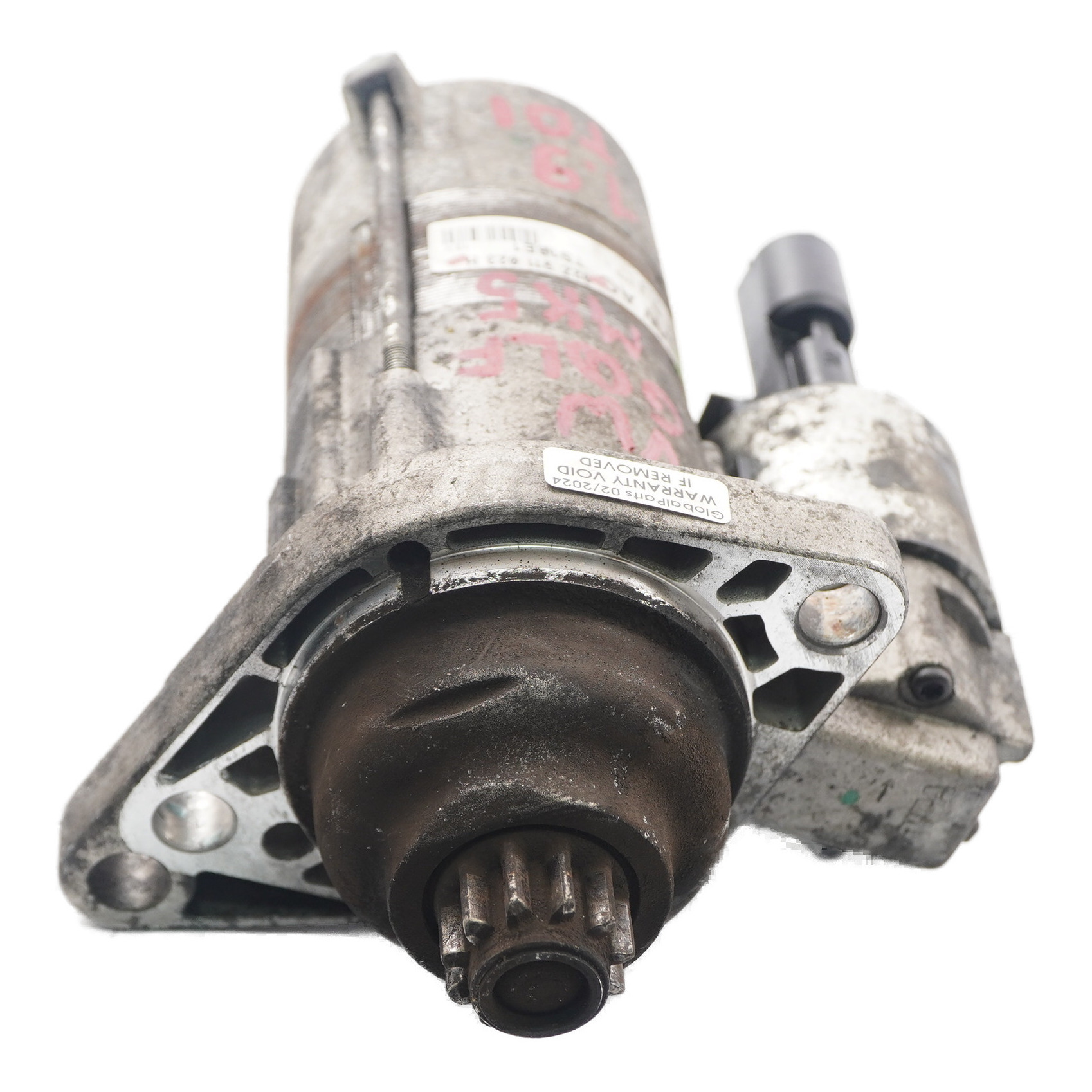 Volkswagen VW Golf V 1.9 TDI Diesel Motor Starter Motor 02Z911023H