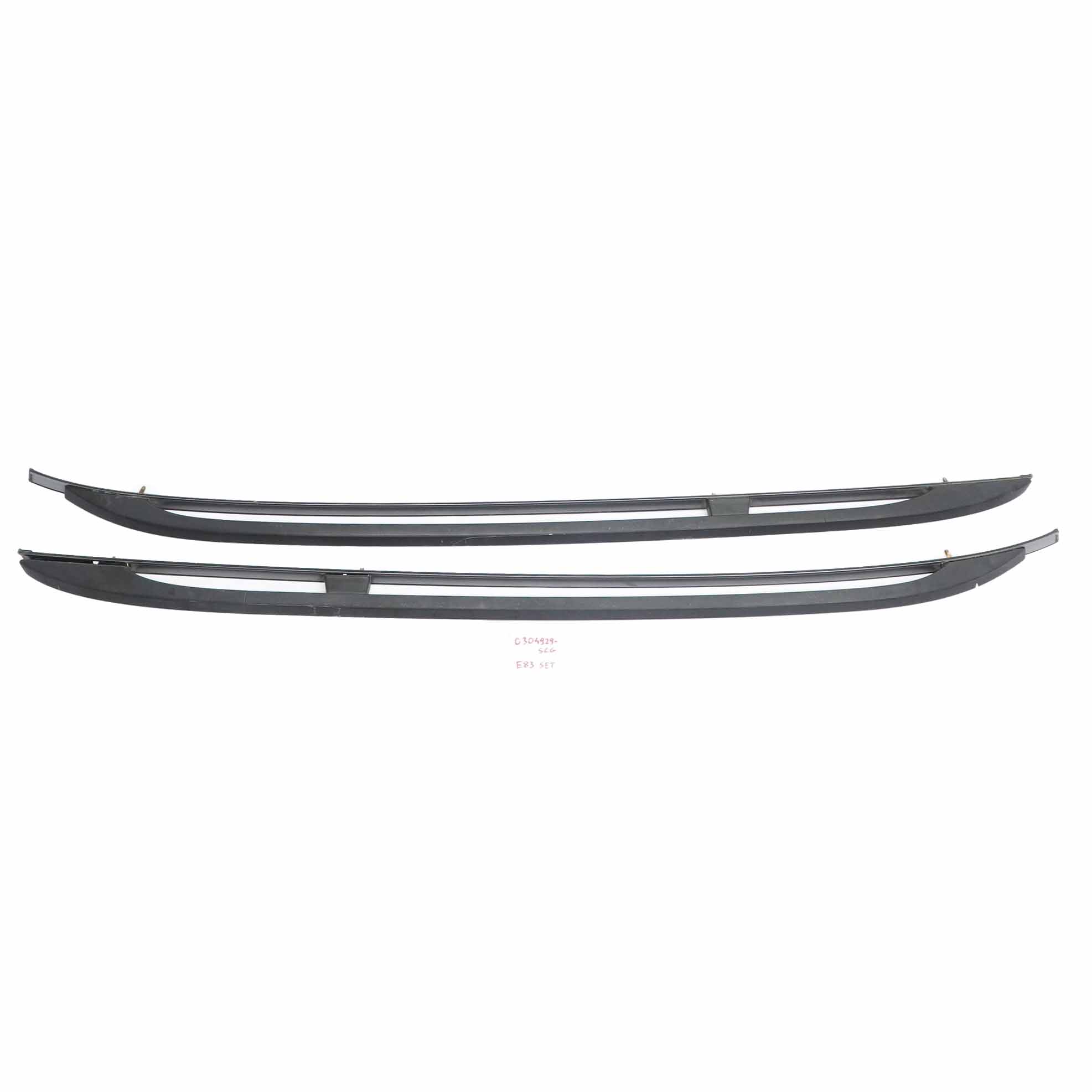 BMW X3 E83 Dachreling Zierleiste Links Rechts Set Spacegrau Grau - A52