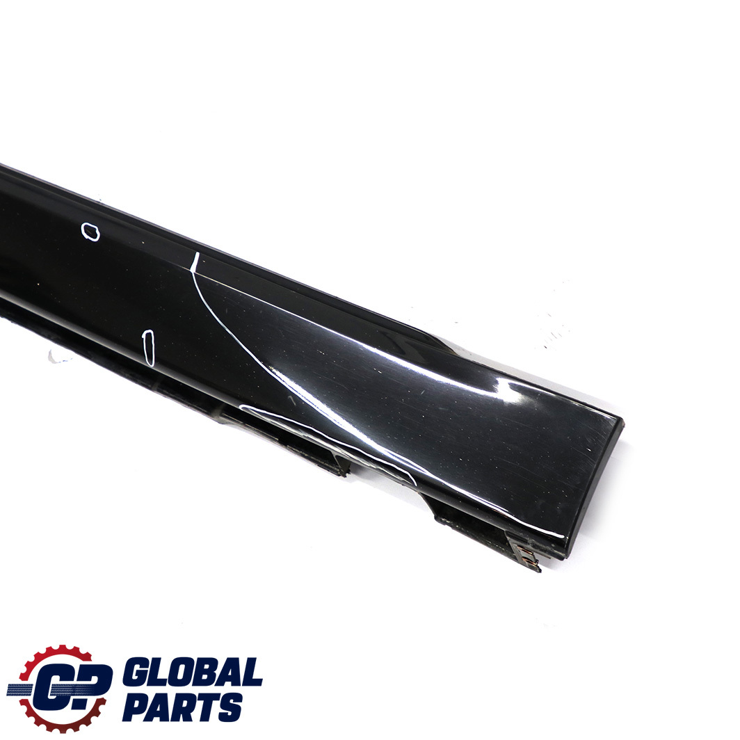 BMW 7 Series E66 Long Door Sill Cover Skirt Left N/S Black Sapphire - 475