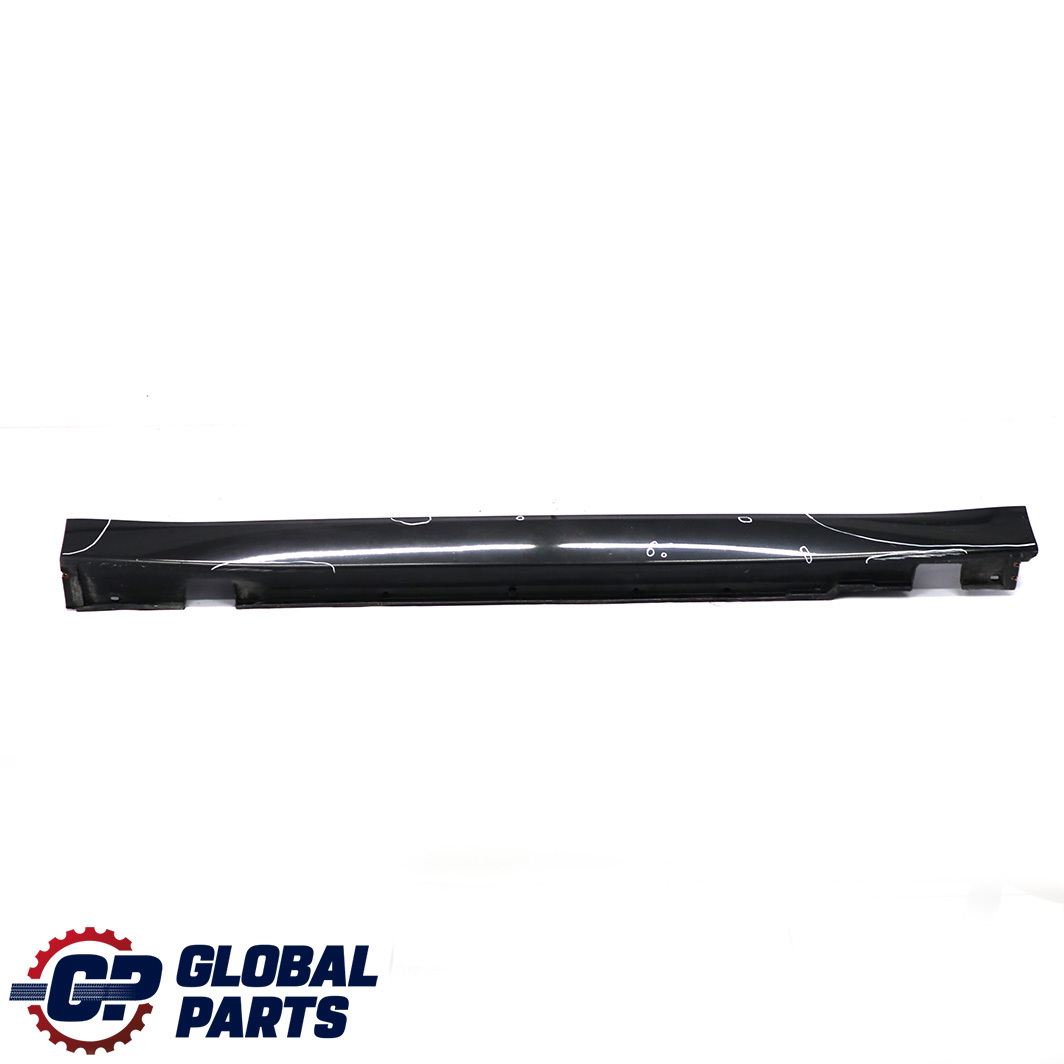 BMW 7 Series E66 Long Door Sill Cover Skirt Left N/S Black Sapphire - 475