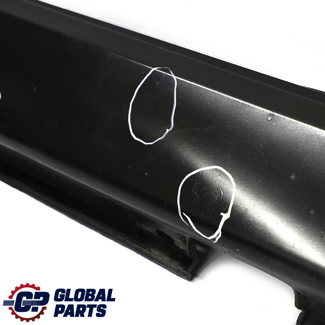 BMW 7 Series E66 Long Door Sill Cover Skirt Right O/S Black Sapphire - 475