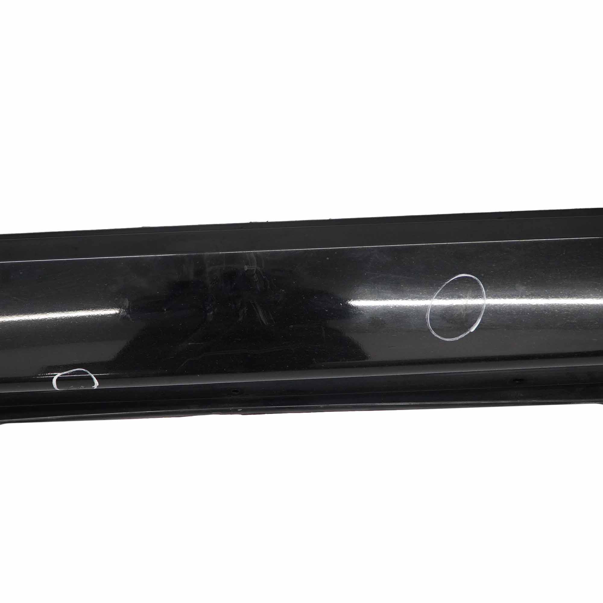 BMW E65 Side Skirt Door Sill Cover Right O/S Schwarz 2 Black - 668