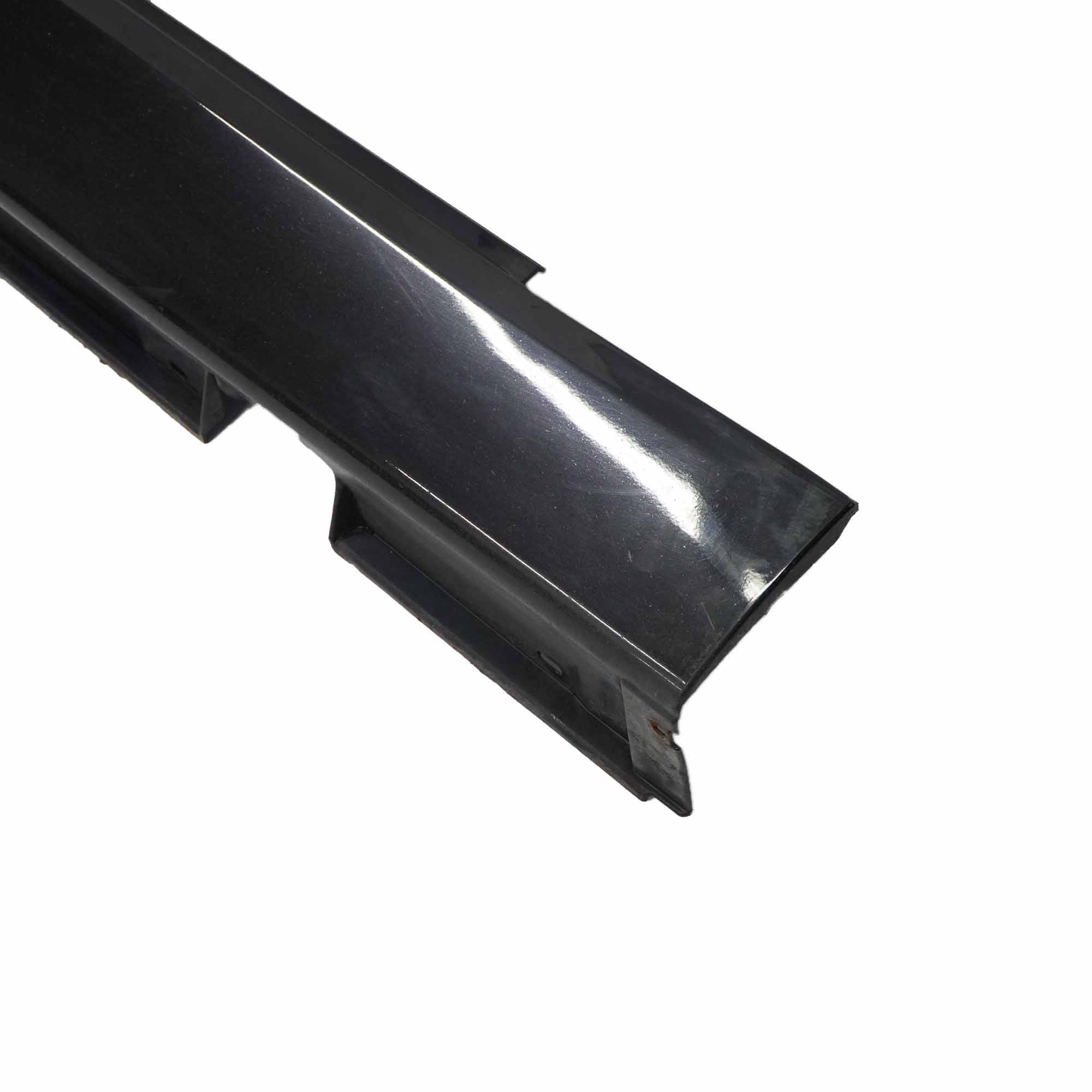 BMW E65 Side Skirt Door Sill Cover Right O/S Schwarz 2 Black - 668