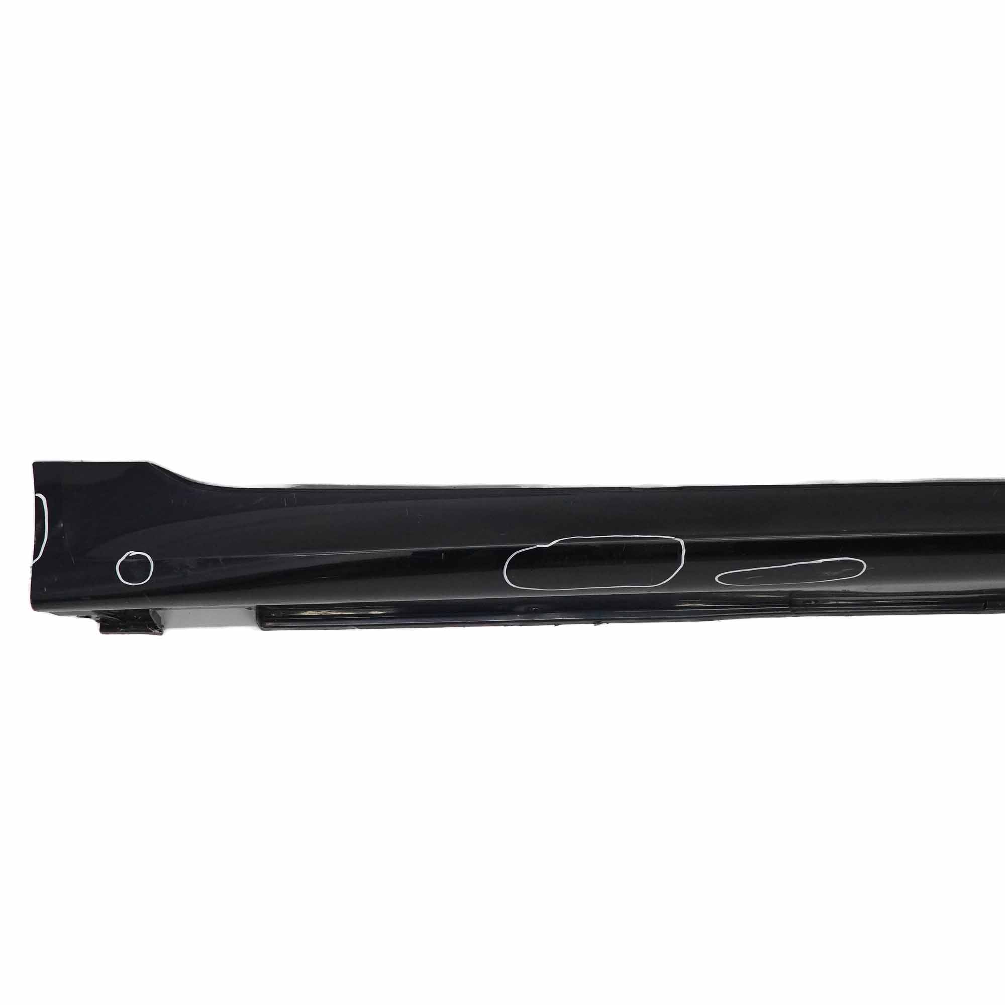 BMW 5 E60 E61 M5 M Sport Door Sill Cover Skirt Right O/S Carbon Black - 416