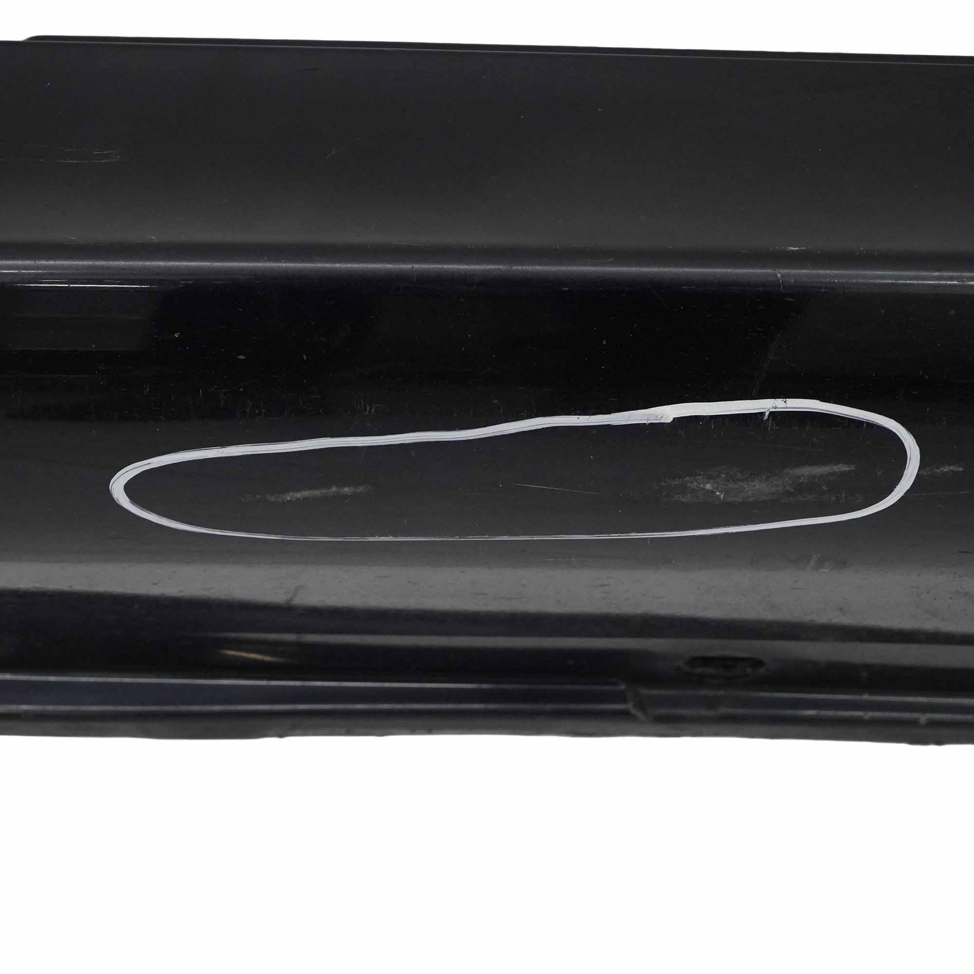 BMW 5 E60 E61 M5 M Sport Door Sill Cover Skirt Right O/S Carbon Black - 416