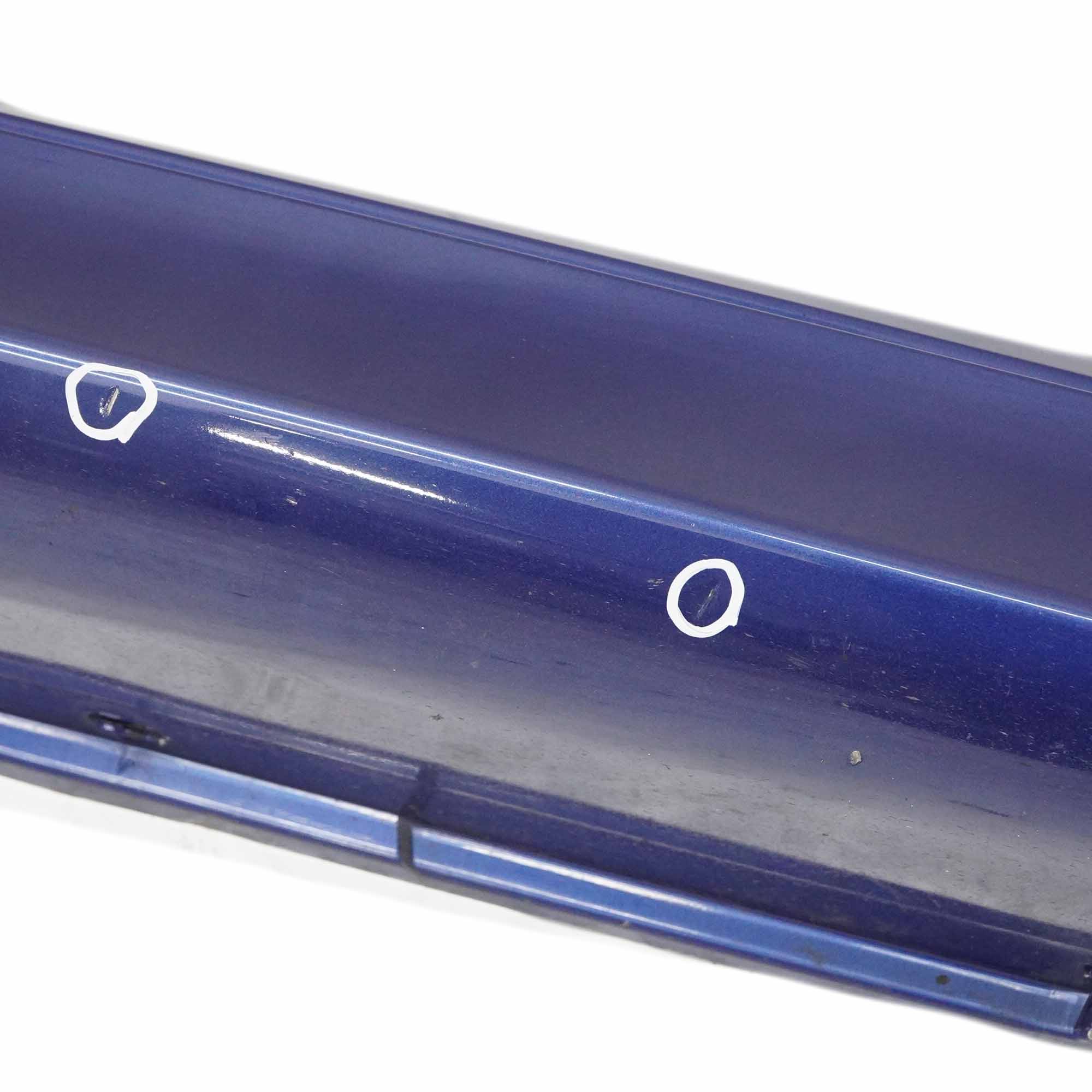 BMW E60 Side Skirt M Sport M5 Door Sill Cover Right O/S Le Mans Blue - 381