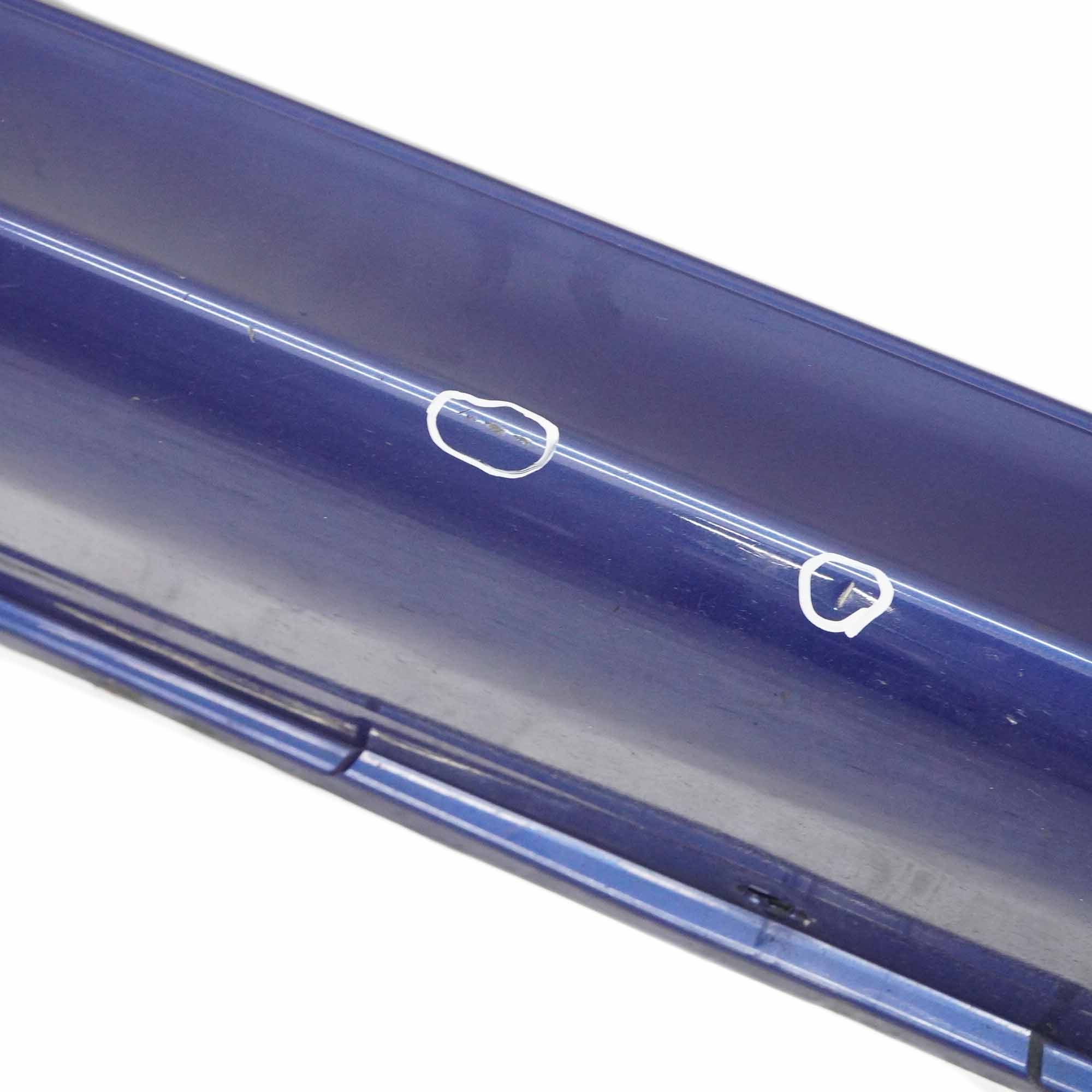 BMW E60 Side Skirt M Sport M5 Door Sill Cover Right O/S Le Mans Blue - 381