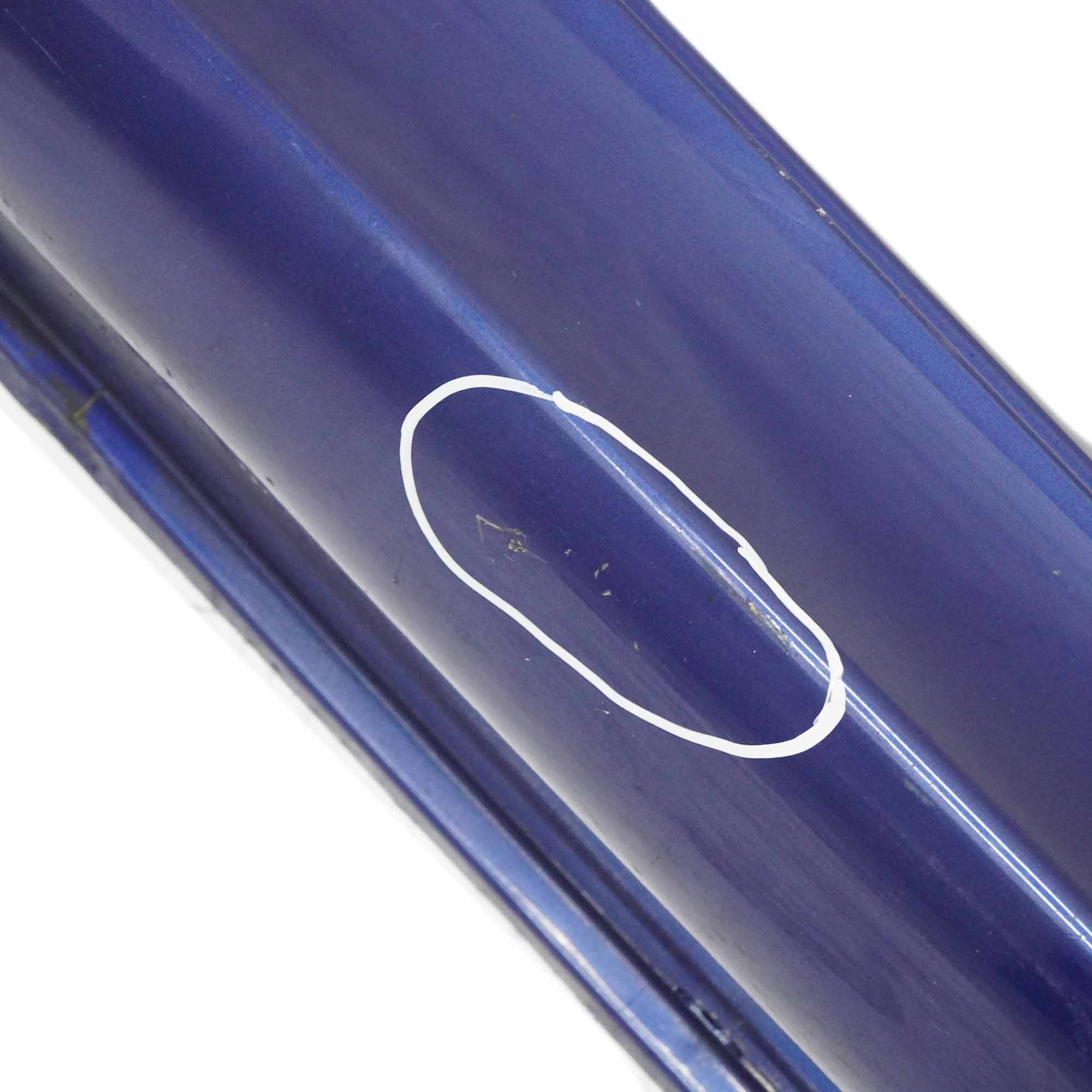 BMW E60 Side Skirt M Sport M5 Door Sill Cover Right O/S Le Mans Blue - 381