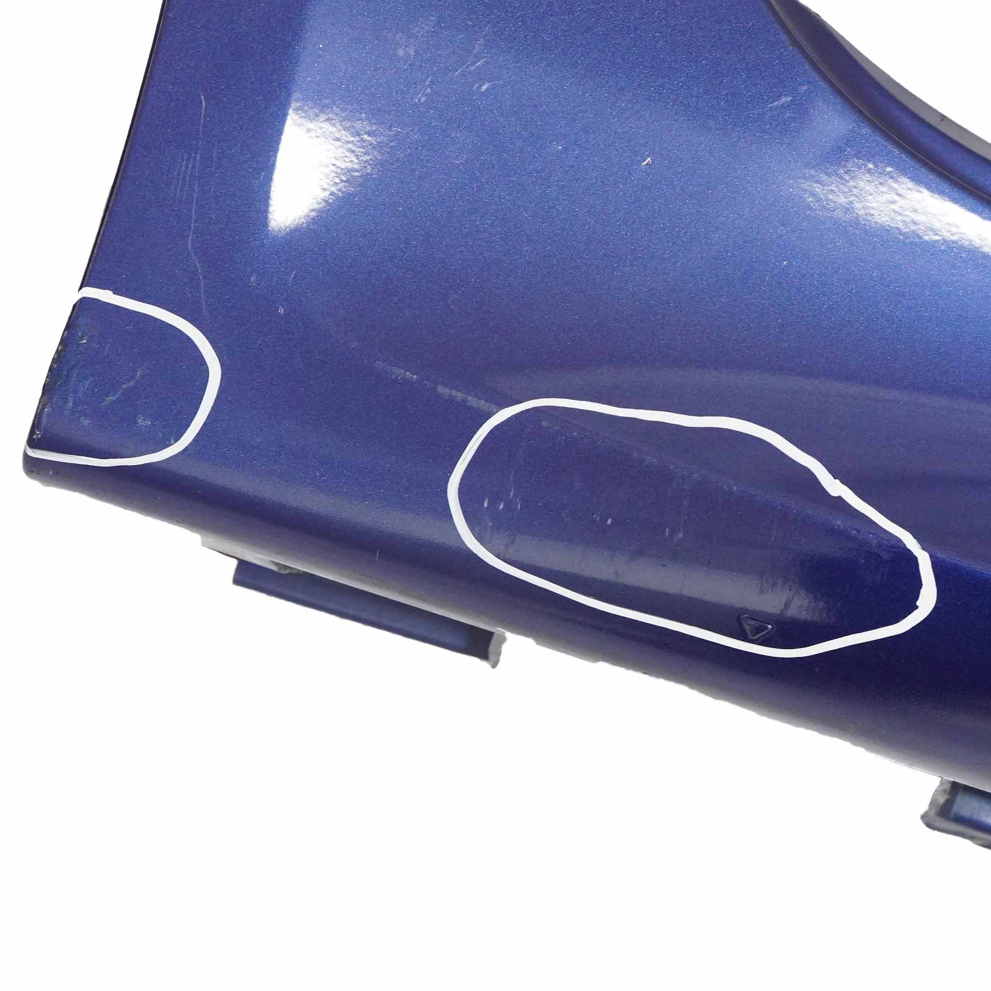 BMW E60 Side Skirt M Sport M5 Door Sill Cover Right O/S Le Mans Blue - 381