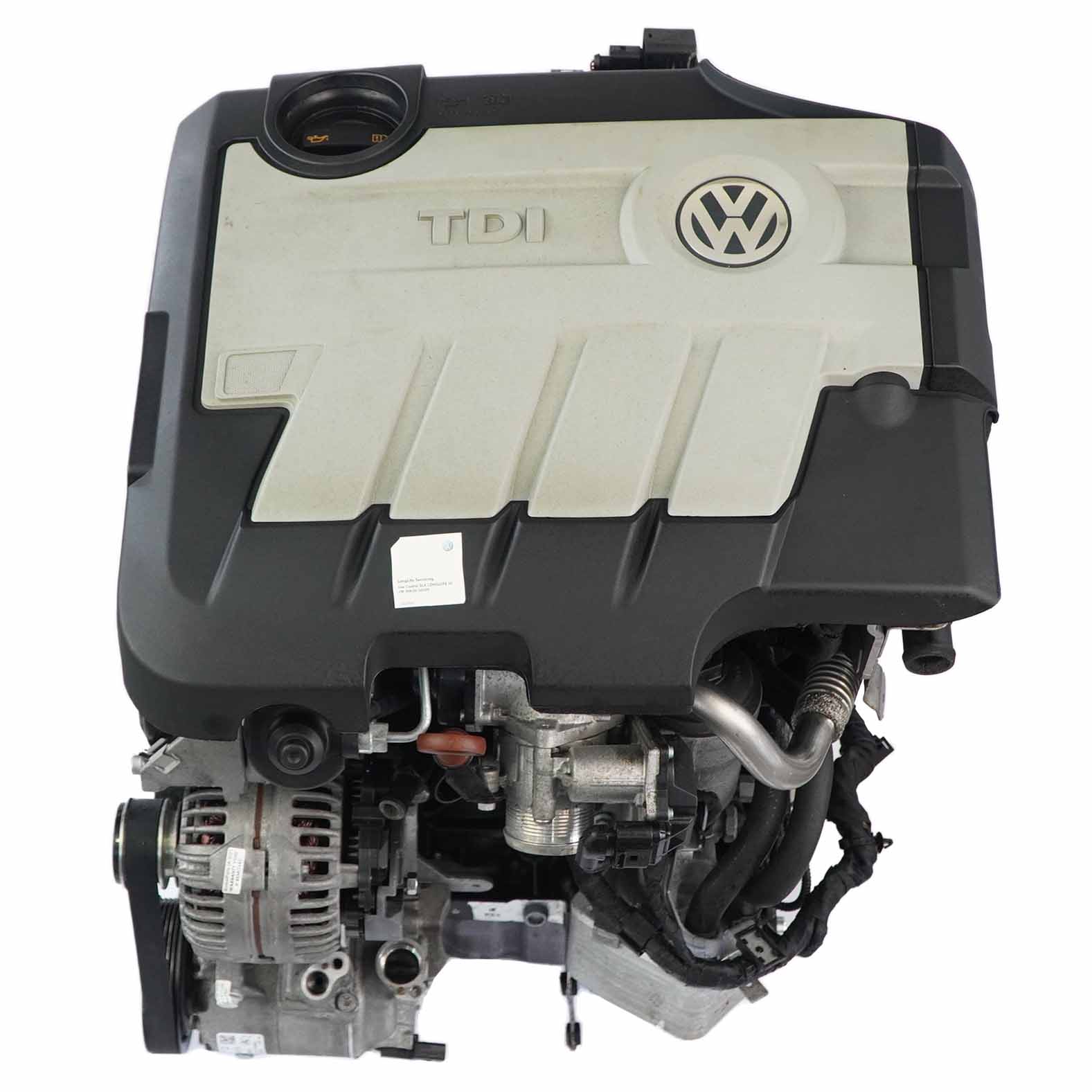 VW Golf 6 Passat B6 2.0 TDI CBDC Kompletter Motor 110PS mit 129 000 km, GARANTIE