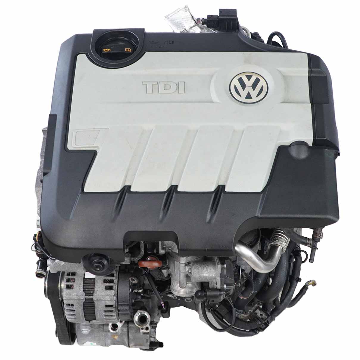 VW Golf 6 Passat B6 Tiguan 2.0 TDI CBAB Nackter Motor 140PS 129 000 km, GARANTIE