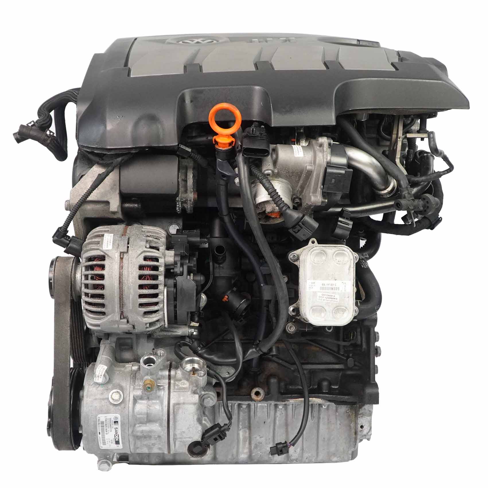 VW Volkswagen Golf 6 Touran Polo  Audi A3 1.6 TDI 90HP Bare Engine CAYB WARRANTY