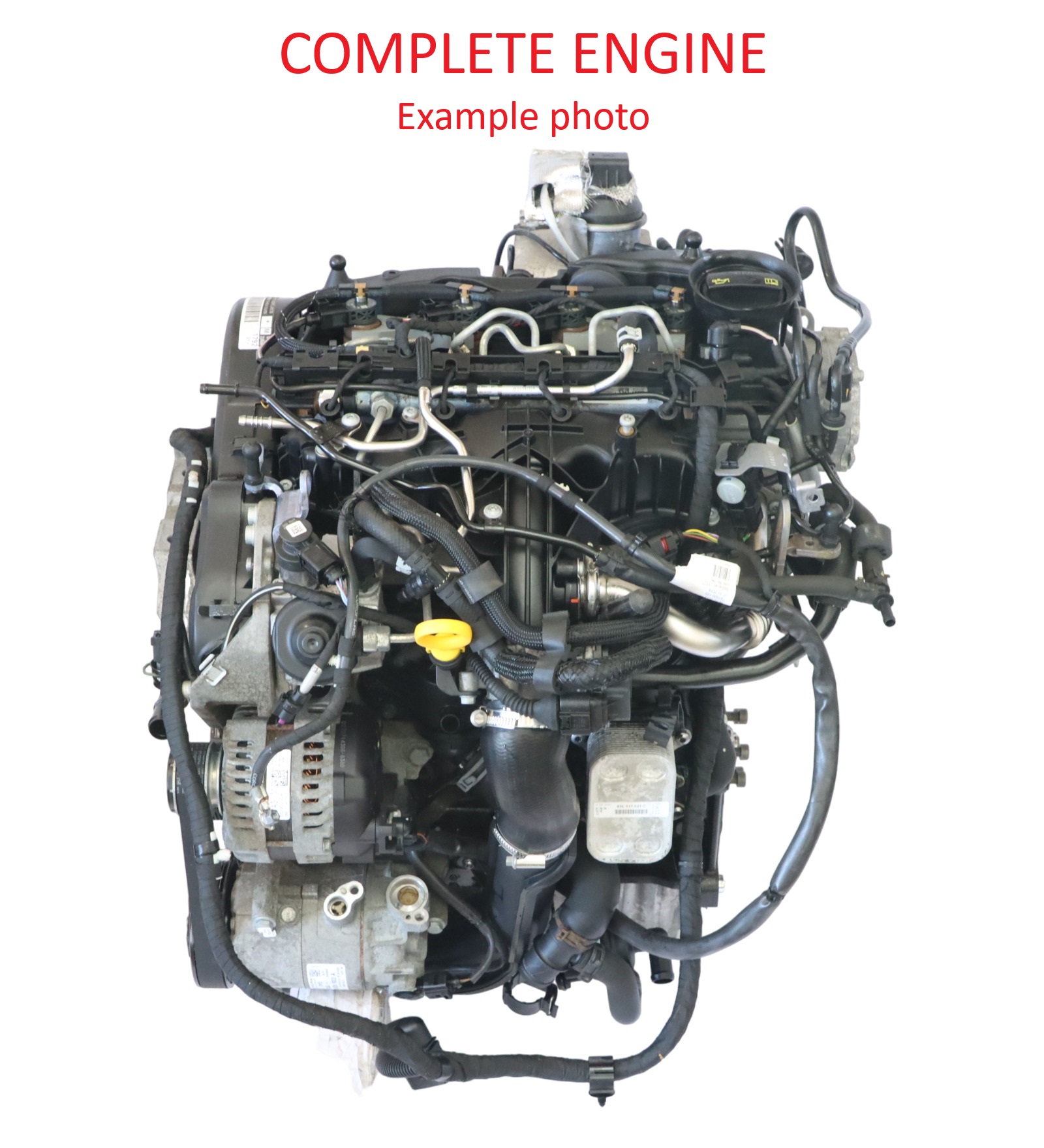 VW Passat B7 Tiguan 5N Audi A3 8P 2.0 TDI Nackter Motor Engine CFFB GARANTIE