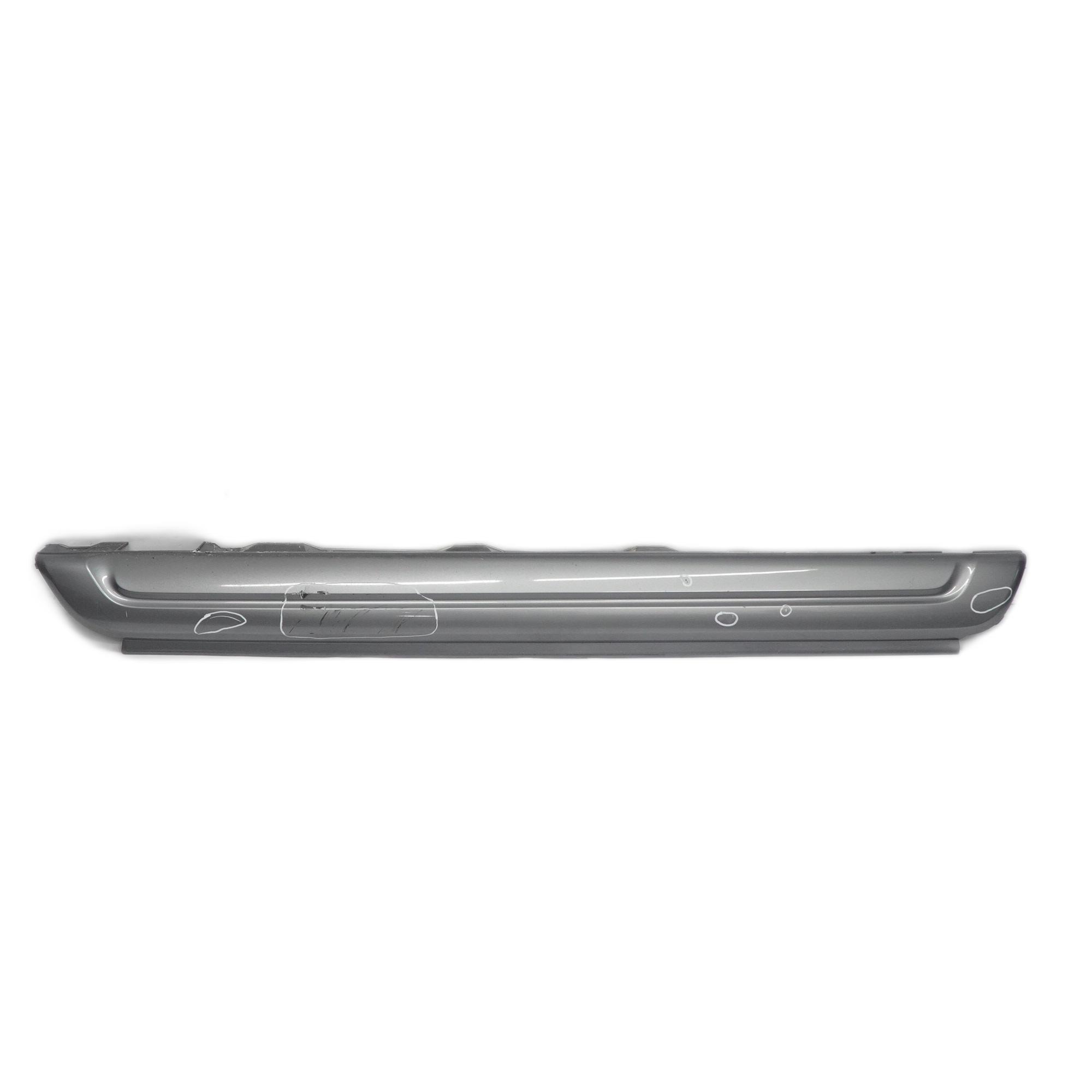 BMW X3 E83 M Sport Door Sill Cover Skirt Right O/S Silbergrau Silver Grey - A08