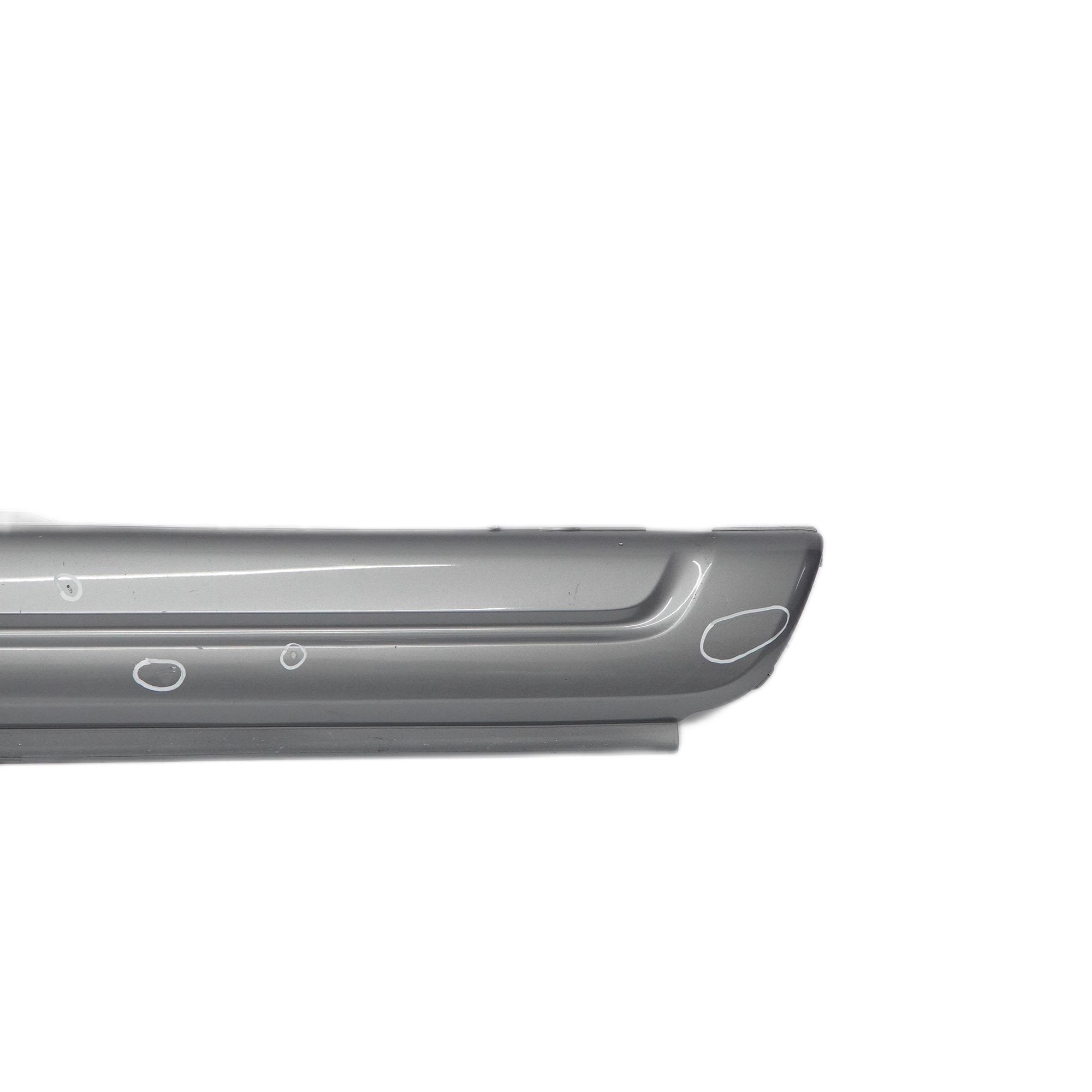 BMW X3 E83 M Sport Door Sill Cover Skirt Right O/S Silbergrau Silver Grey - A08