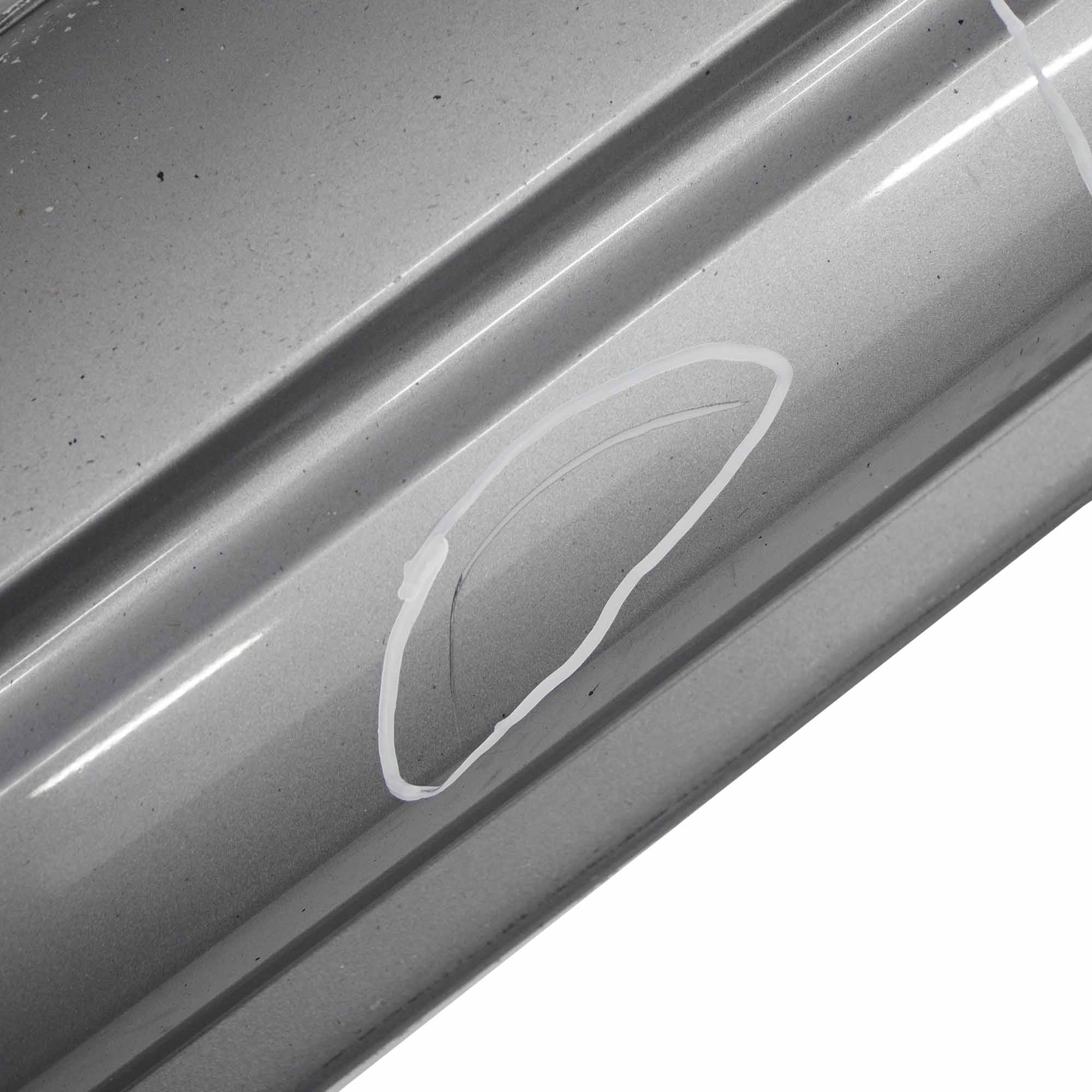 BMW X3 E83 M Sport Door Sill Cover Skirt Right O/S Silbergrau Silver Grey - A08