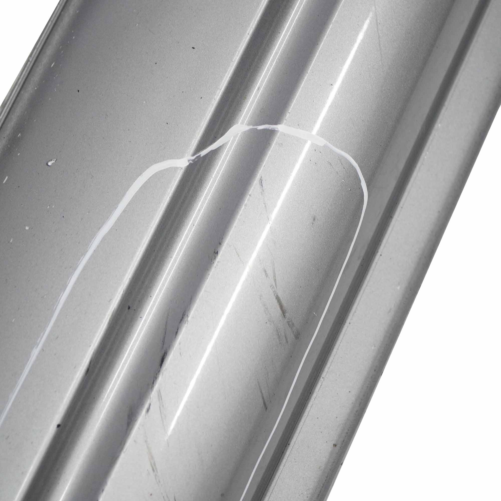 BMW X3 E83 M Sport Door Sill Cover Skirt Right O/S Silbergrau Silver Grey - A08