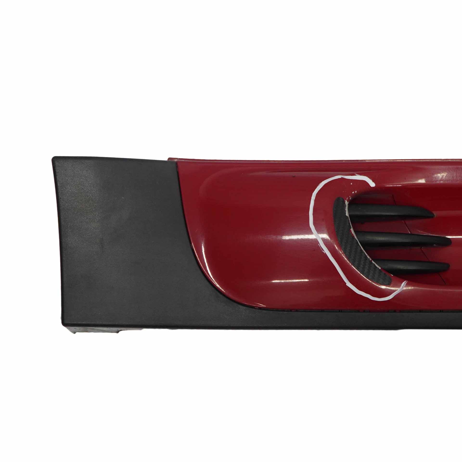 Side Skirt Mini R56 R57 JCW Right Door O/S Side Trim Panel Cover Chili Red - 851