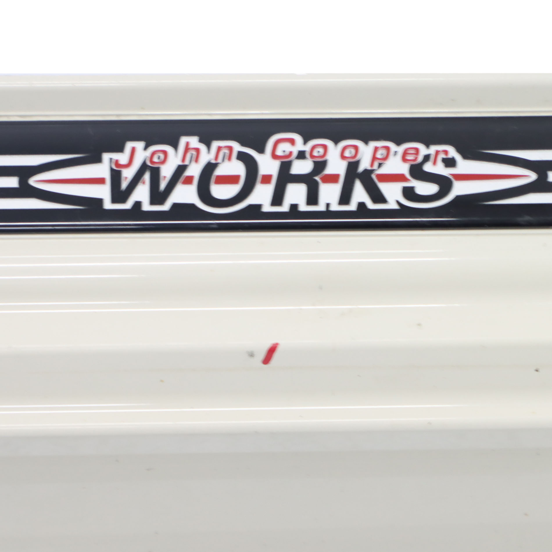 Mini Cooper R56 R57 JCW Left Door N/S Sill Skirt Side Trim Pepper White - 850