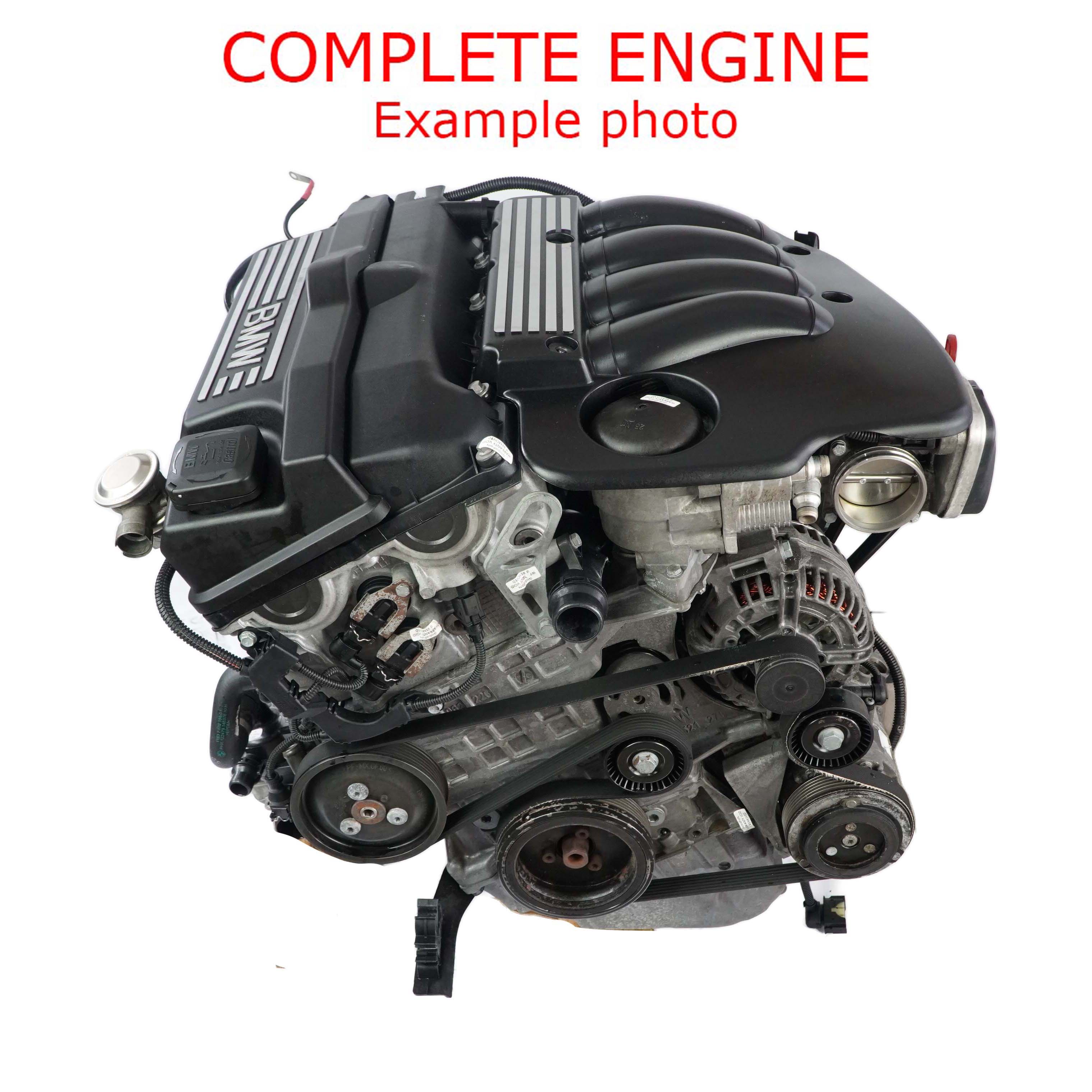 BMW X3 er E83 2.0i N46 150PS Nackter Motor N46B20B Neue Steuerkette GARANTIE