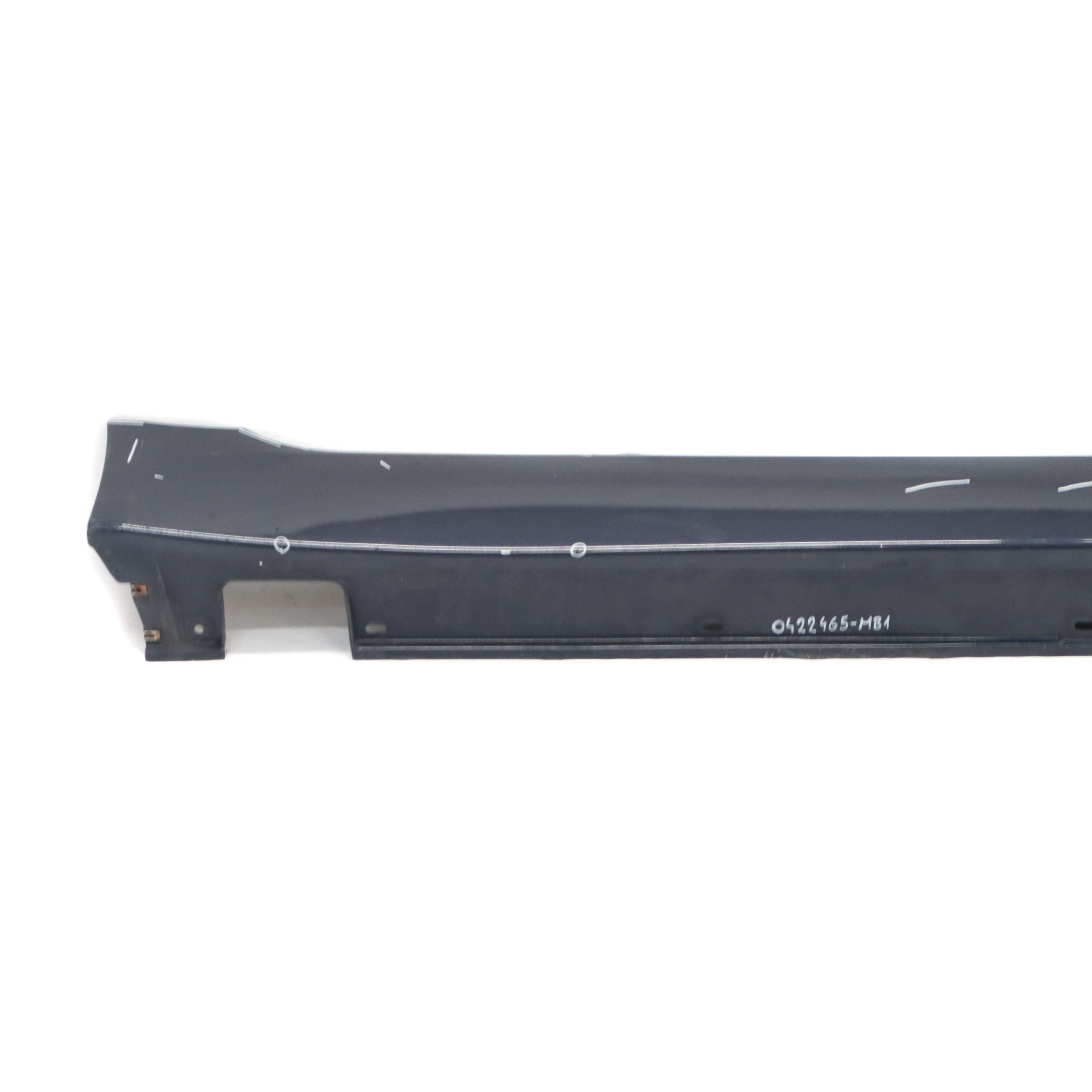 BMW E60 E61 LCI Door Sill Cover Side Skirt Right O/S Monacoblau Blue - A35