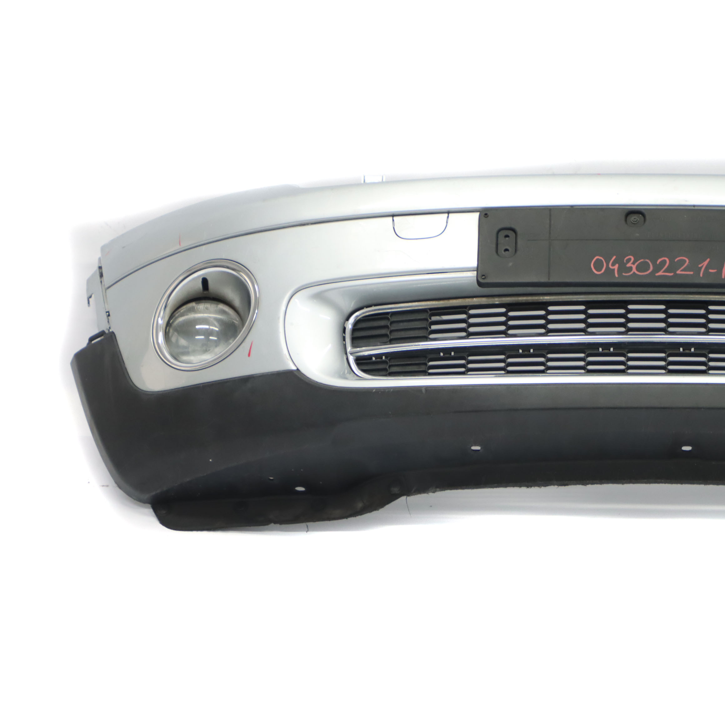 Mini Cooper R55 R56 Complete Front Bumper Trim Panel Pure Silver Metallic - 900