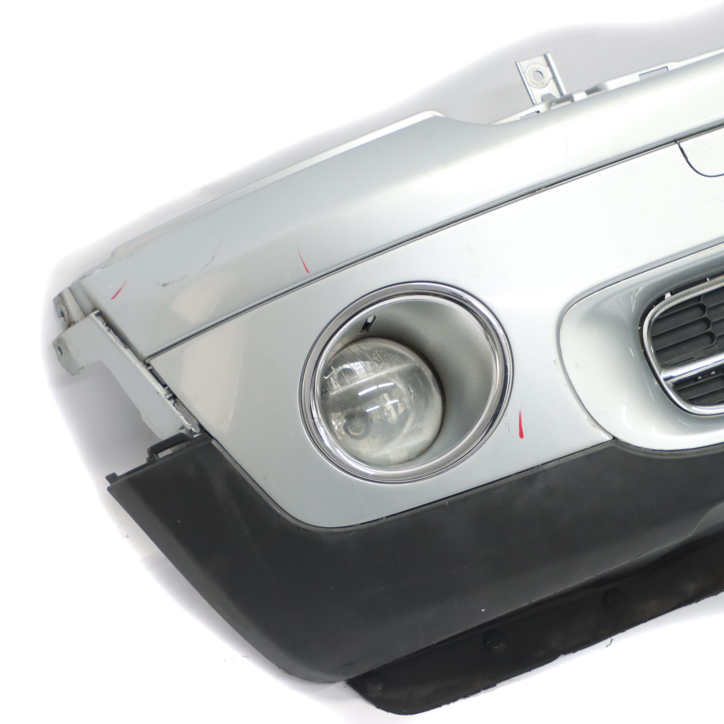 Mini Cooper R55 R56 Complete Front Bumper Trim Panel Pure Silver Metallic - 900