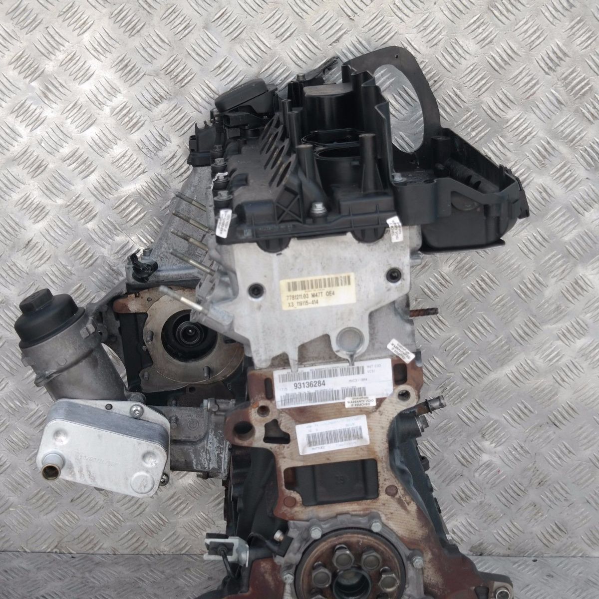 BMW E87 E90 E91 120d 320d M47N2 163PS Nackter Motor 204D4 88 000km, GARANTIE