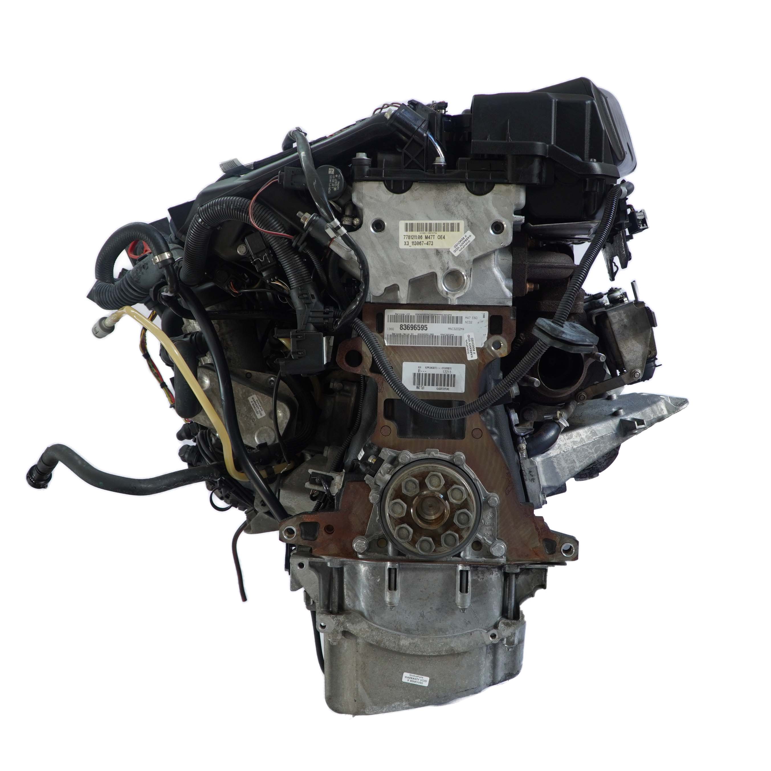 BMW 5 er E60 E61 LCI 520d M47N2 163PS Kompletter Motor 204D4 92 000 km, GARANTIE