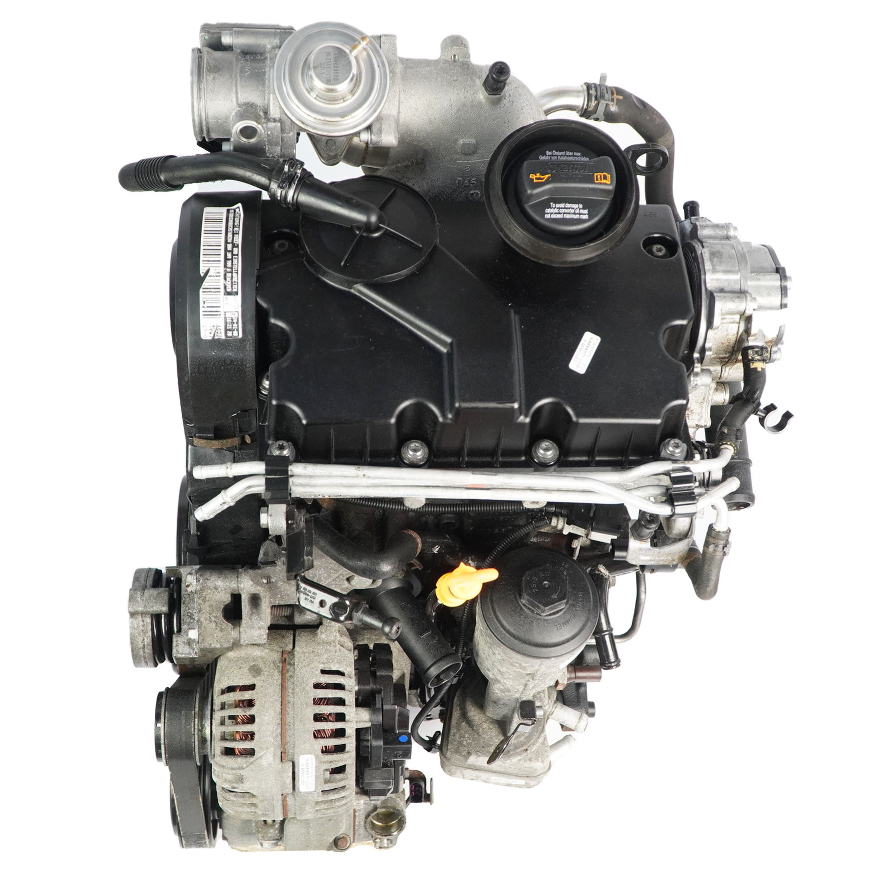 VW Volkswagen Polo 4 9N 1.4 TDI 80PS Kompletter Motor BNV mit 139TKM, GARANTIE