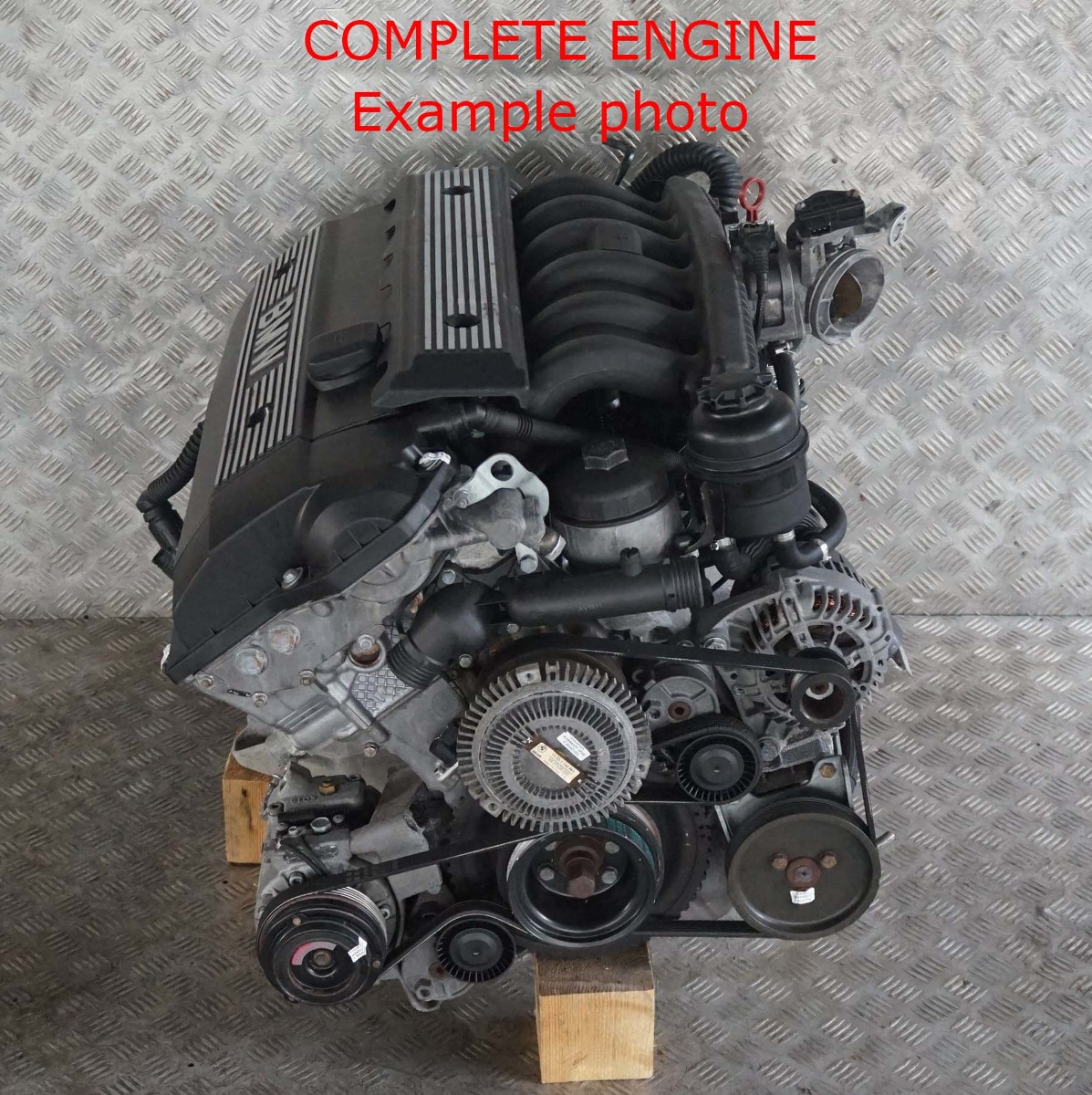 BMW E39 520i Benzin M52 206S3 Nackter Motor mit 189 000km Laufleistung, GARANTIE