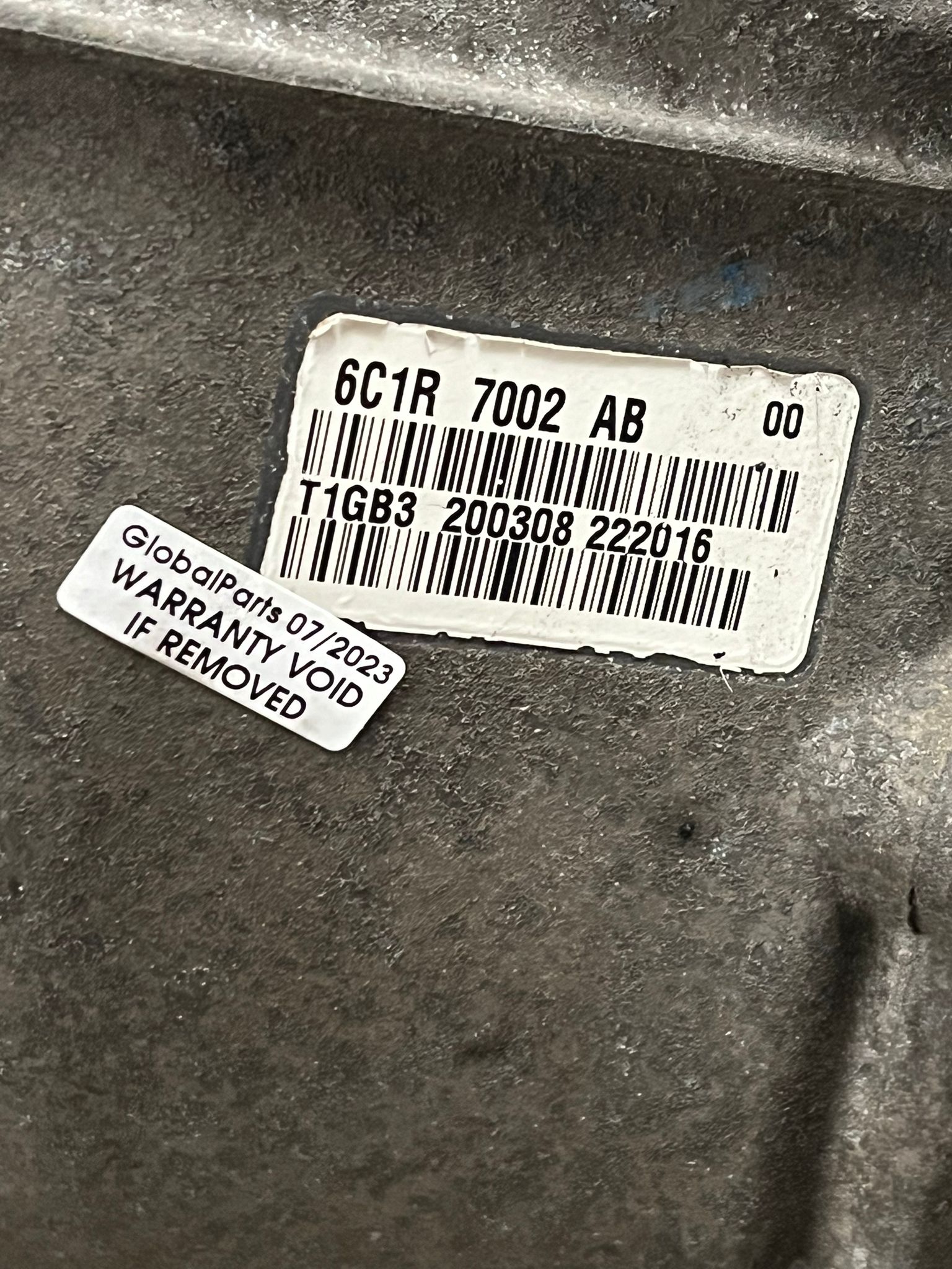 Ford Transit MK7 Schaltgetriebe 5 Gang VXT75 1509472 6C1R-7002-AB FWD WARRANTY