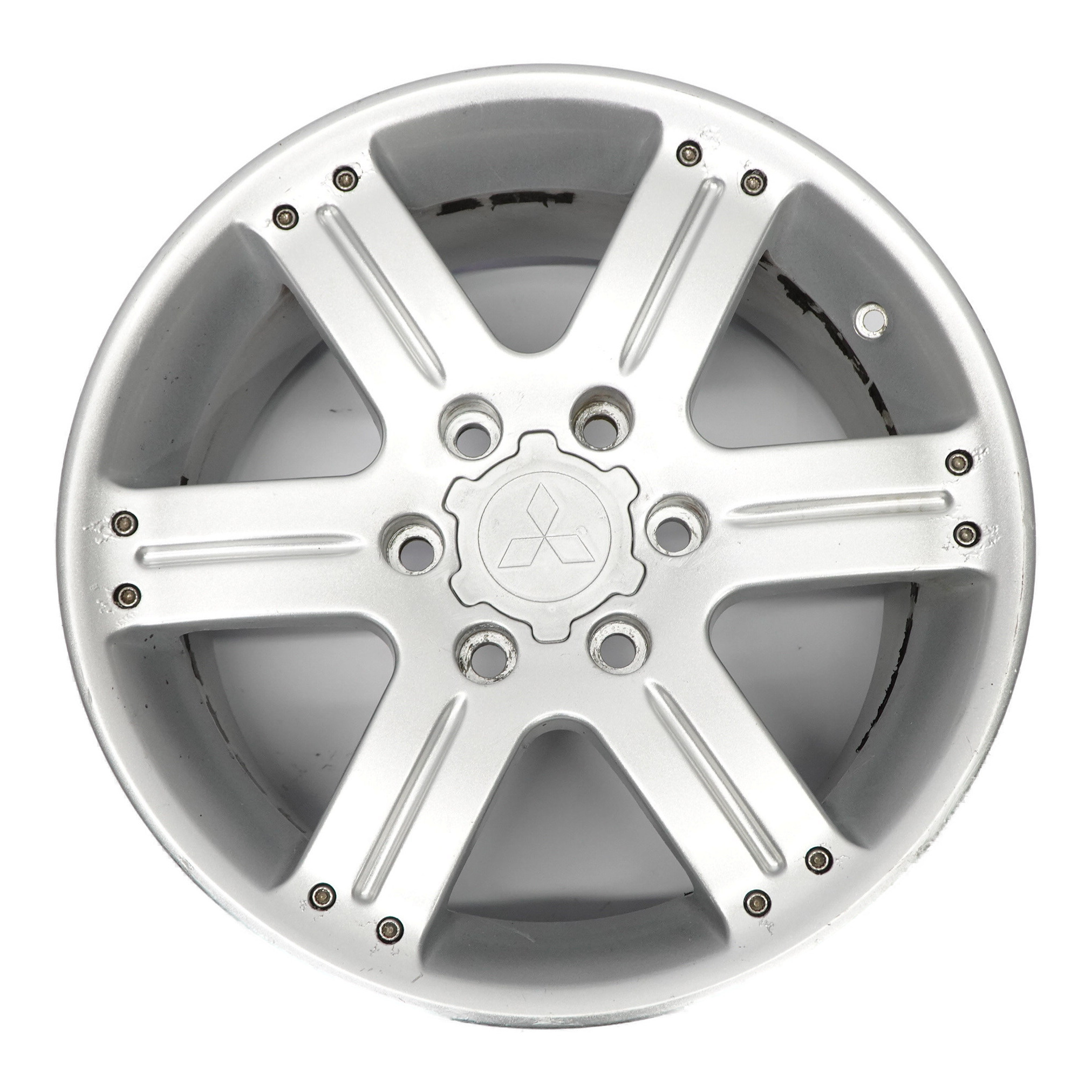 Mitsubishi Shogun Pajero Silver Alloy Wheel Rim 18" ET:46 8.5J 16388546Z2