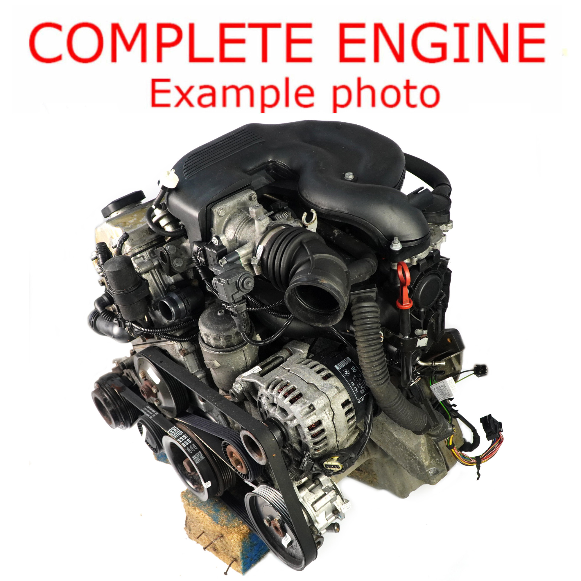 BMW E46 318i M43 Nackter Motor 194E1 M43 B19 118PS mit 169TKM, GARANTIE