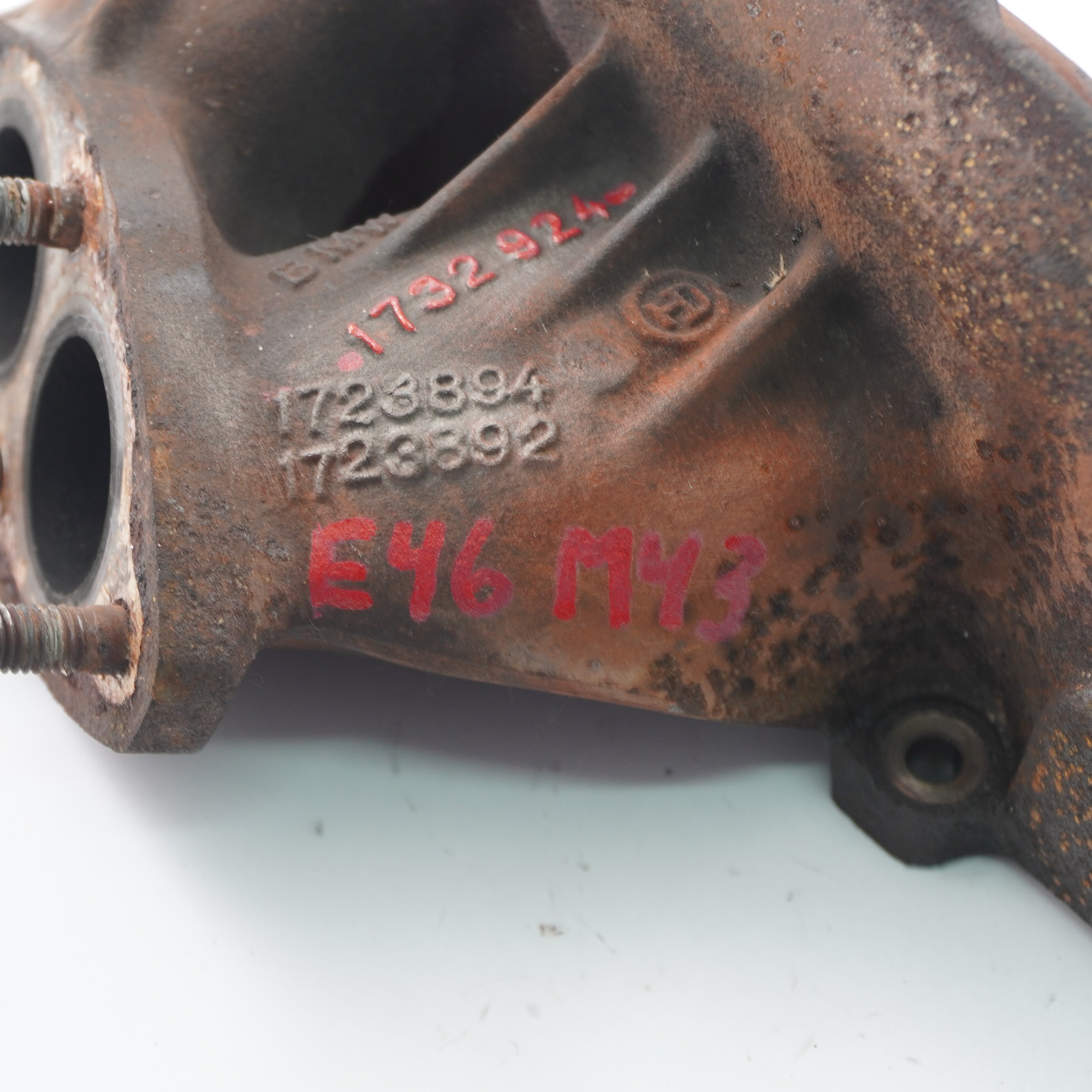 Krümmer Bmw E36 E46 M43 Motor Abgaskrümmer Gasauslass 1732924